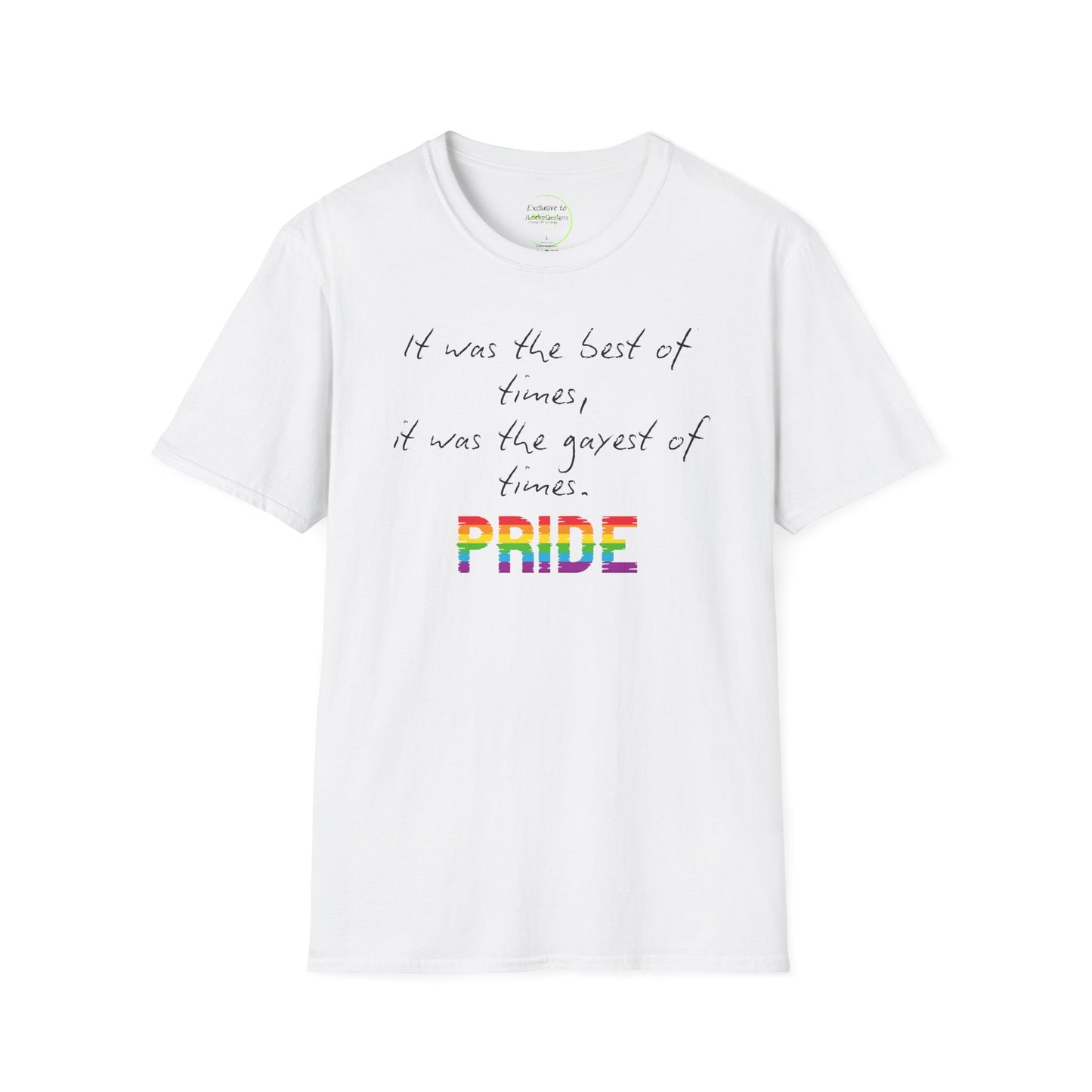Pride T-Shirt with Quote and Diversity