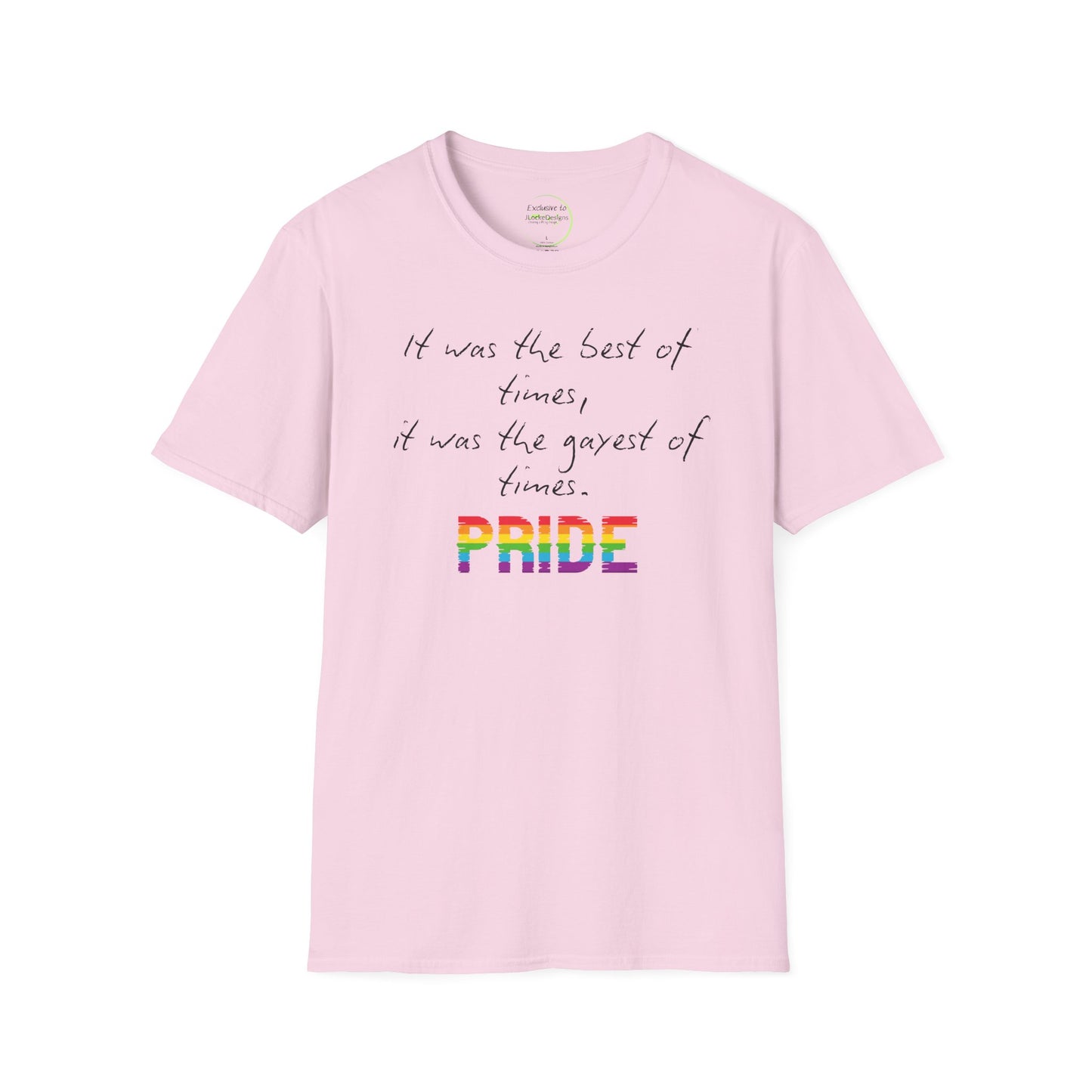 Pride T-Shirt with Quote and Diversity