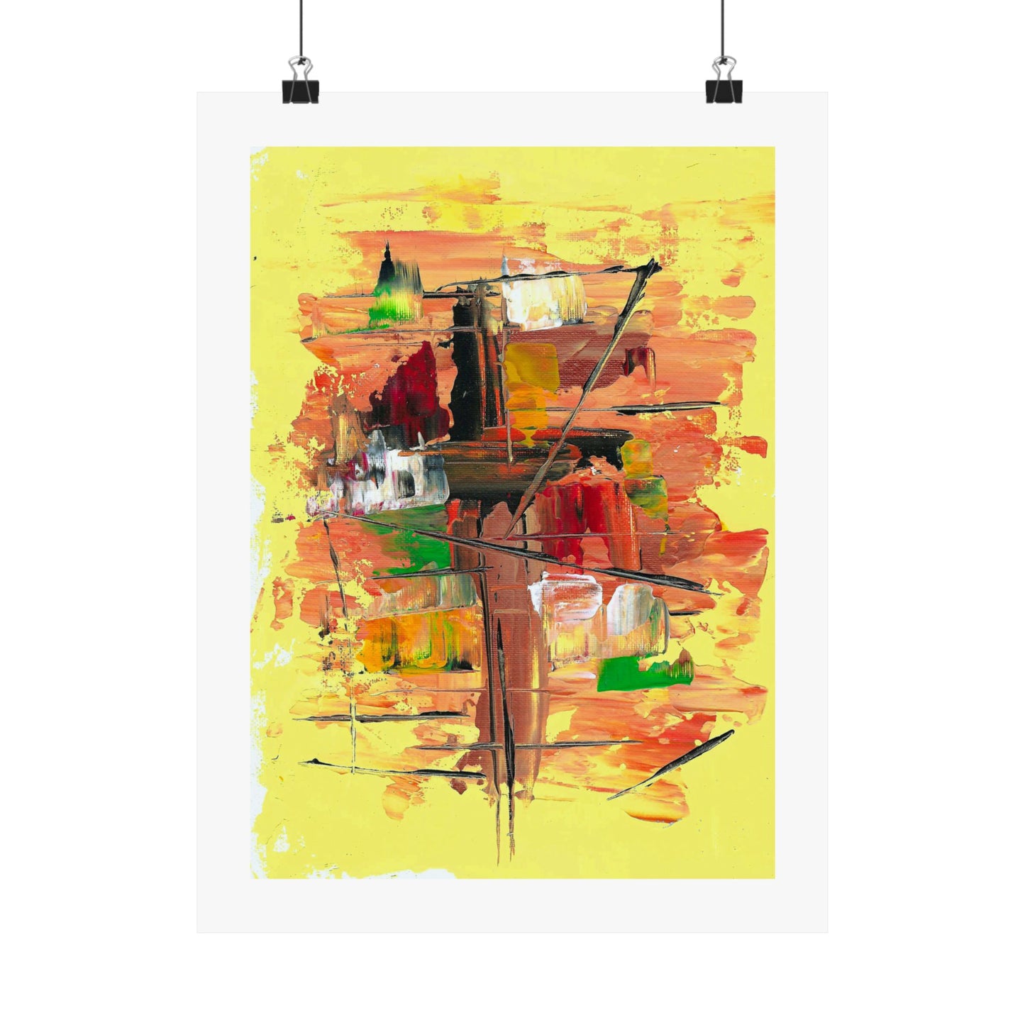 Titled 'In The Harbor' Art Print On Paper In 4 Sizes