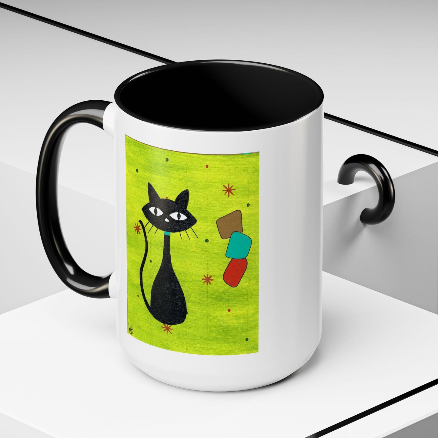 Mug - Play Time Fun Retro Artwork Coffee Mug (11, 15oz)