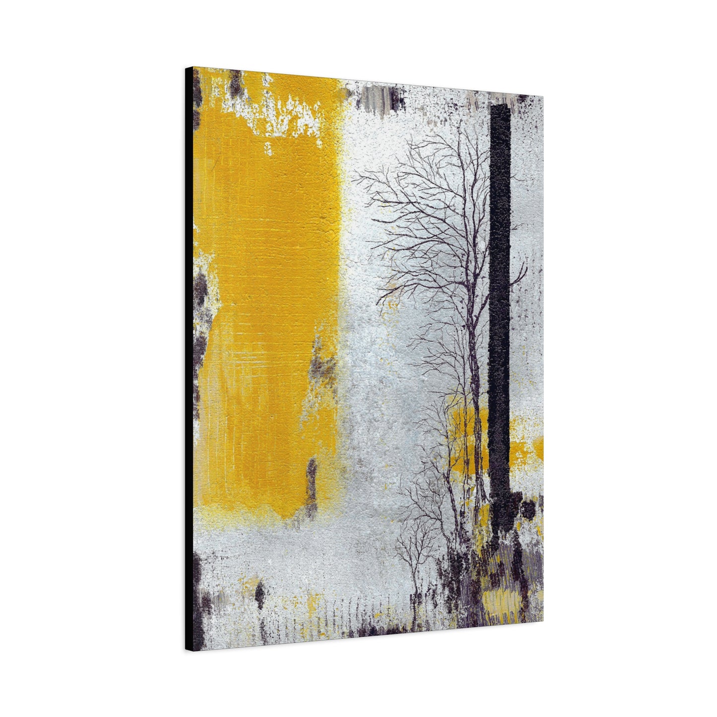 Titled "When The Sun Rises" Abstract On Canvas