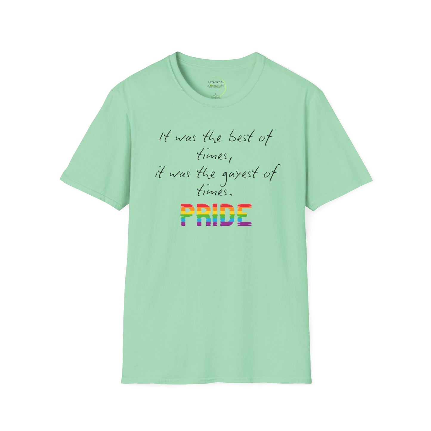 Pride T-Shirt with Quote and Diversity