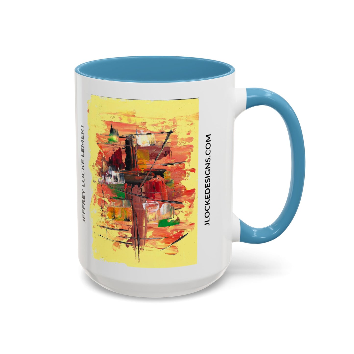 Coffee Mug With Original Art Design In The Harbor