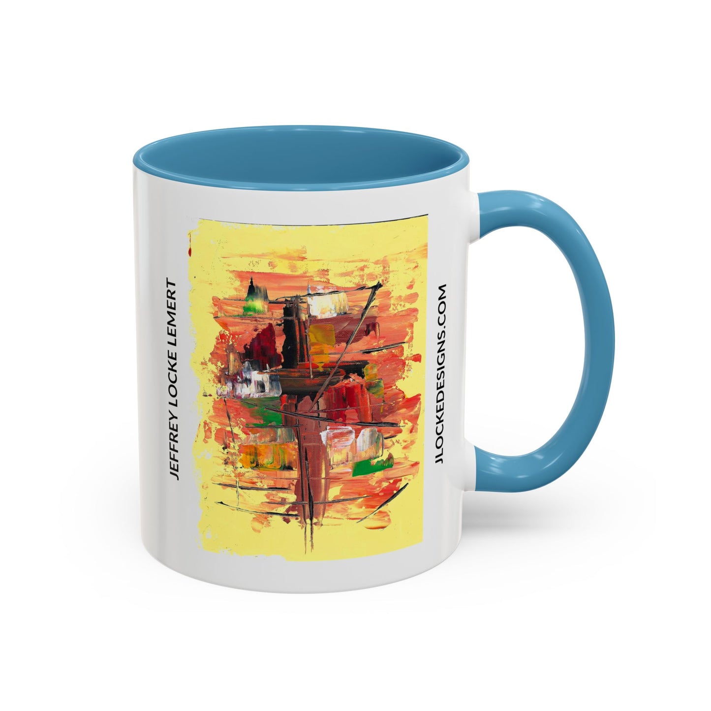 Coffee Mug With Original Art Design In The Harbor