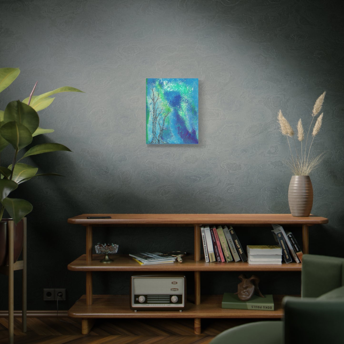 Titled "Into The Unknown" Abstract On Canvas