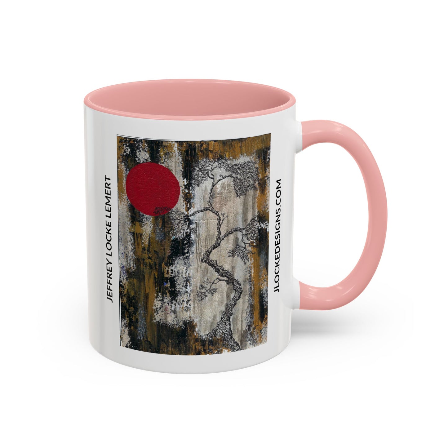 Coffee Mug With Original Art Design When The Red Moon Rises