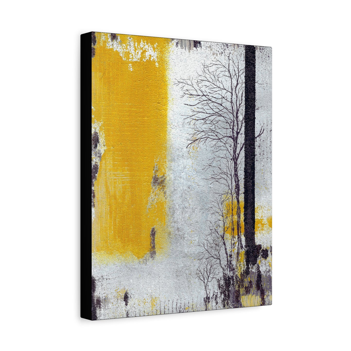 Titled "When The Sun Rises" Abstract On Canvas
