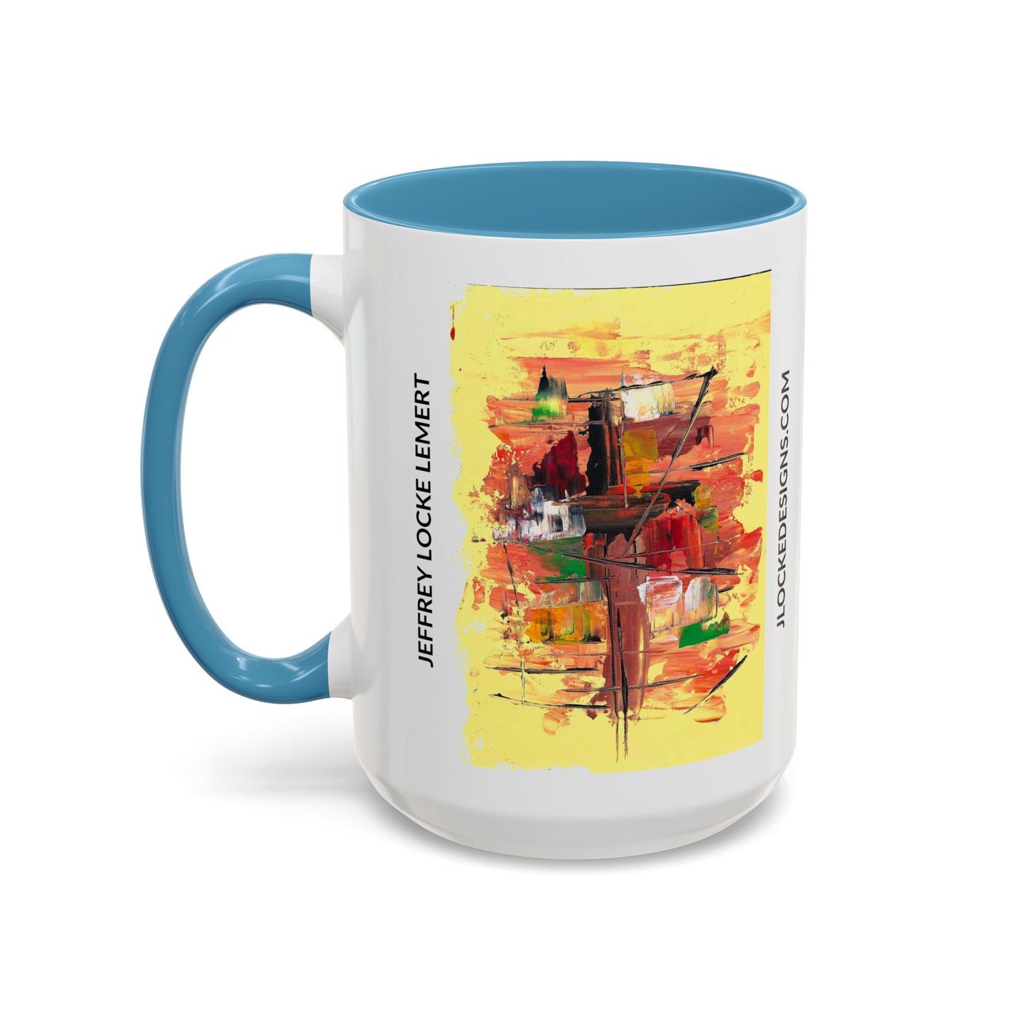 Coffee Mug With Original Art Design In The Harbor