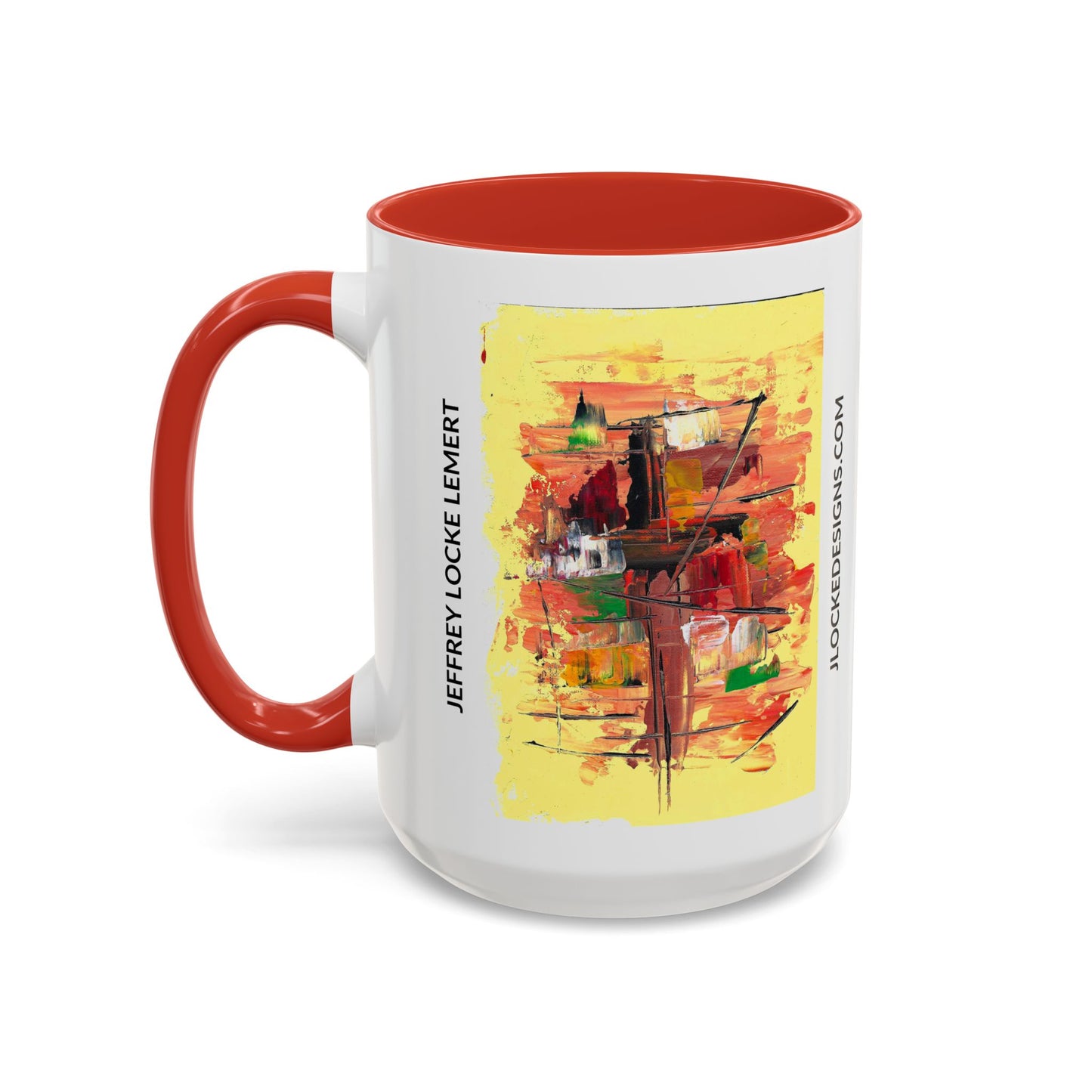 Coffee Mug With Original Art Design In The Harbor