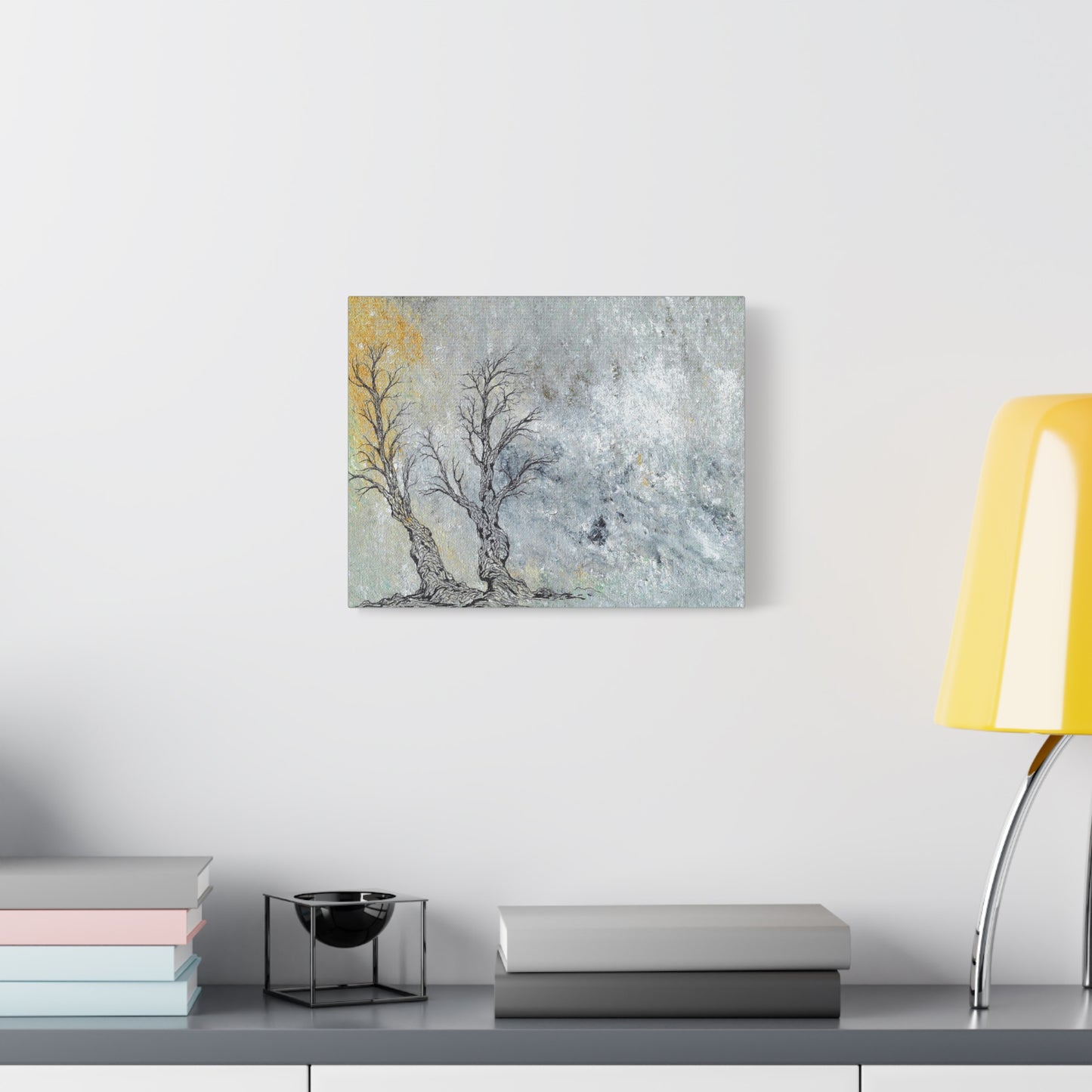 Titled "Trees In The Forest Of Life" Abstract On Canvas
