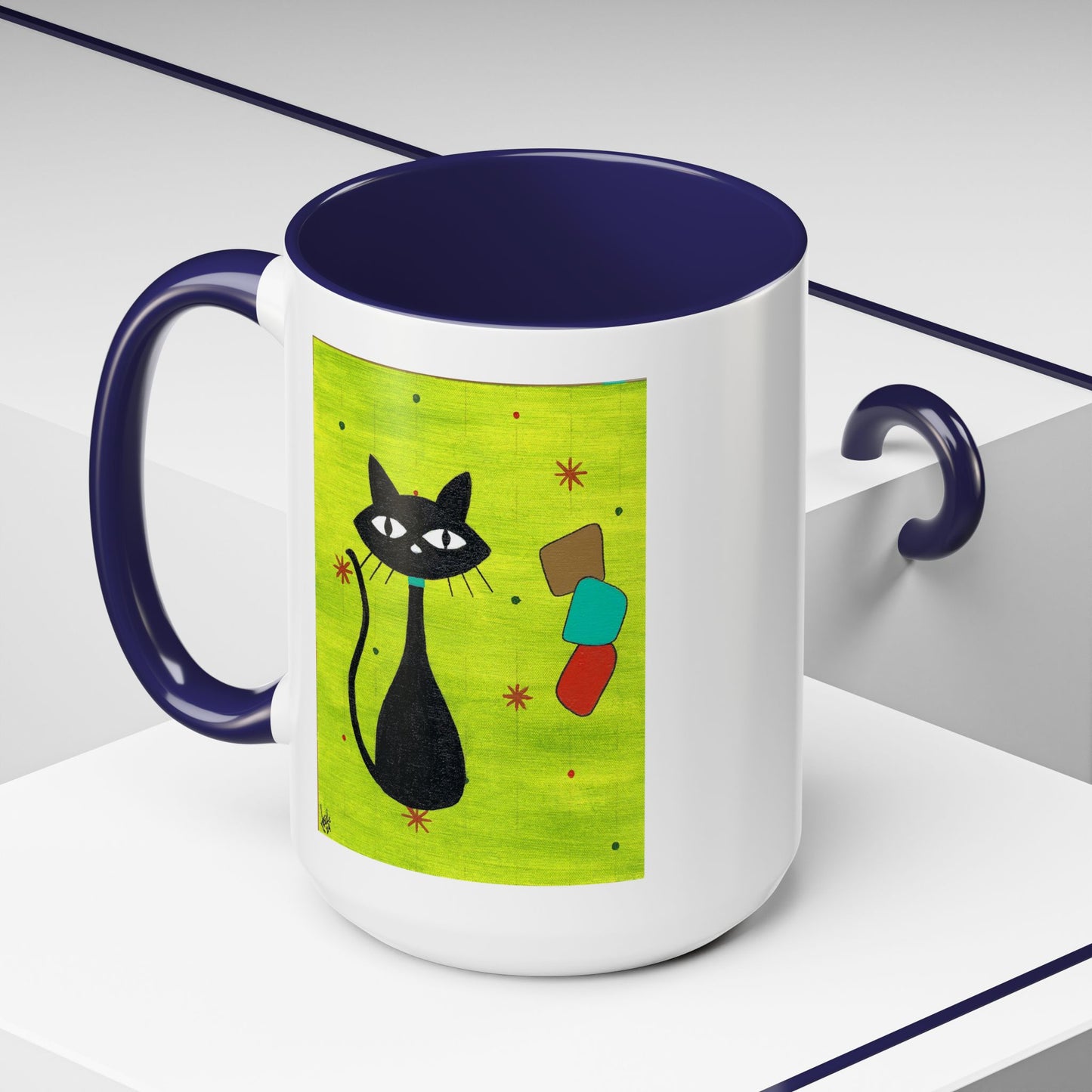 Mug - Play Time Fun Retro Artwork Coffee Mug (11, 15oz)