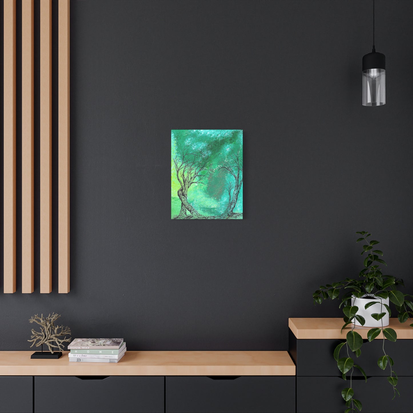 Titled "The Portal" Abstract On Canvas