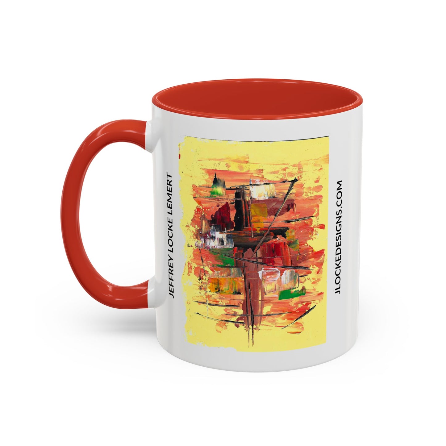 Coffee Mug With Original Art Design In The Harbor