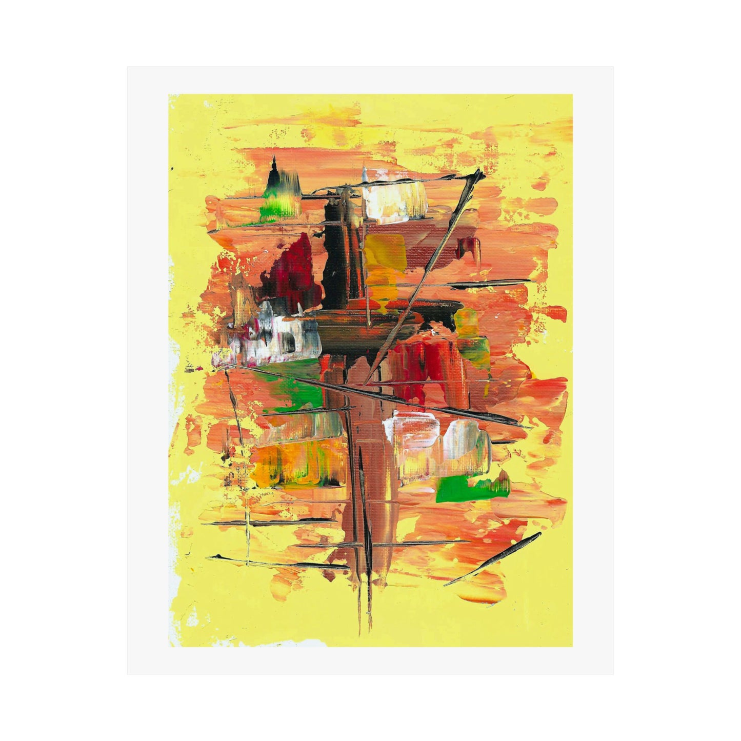 Titled 'In The Harbor' Art Print On Paper In 4 Sizes