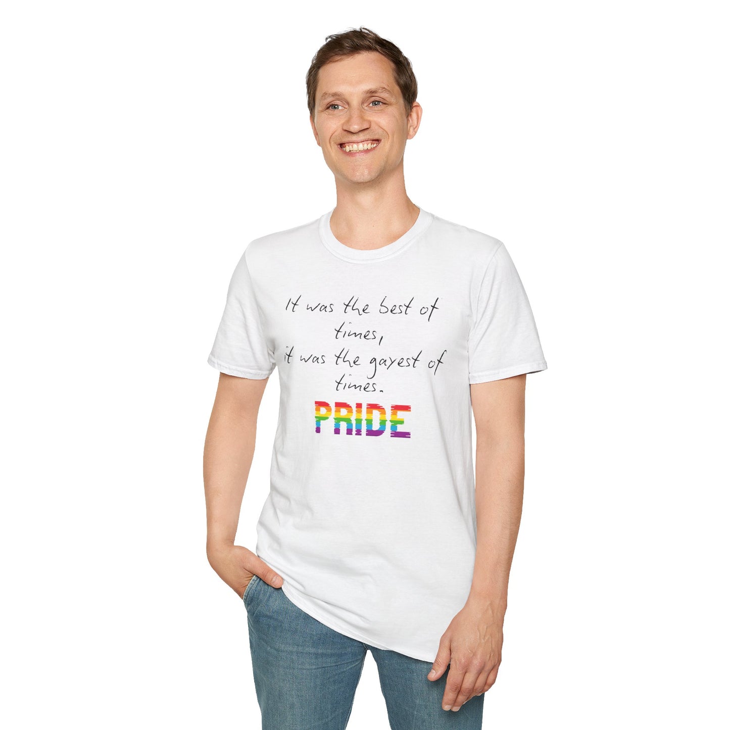 Pride T-Shirt with Quote and Diversity