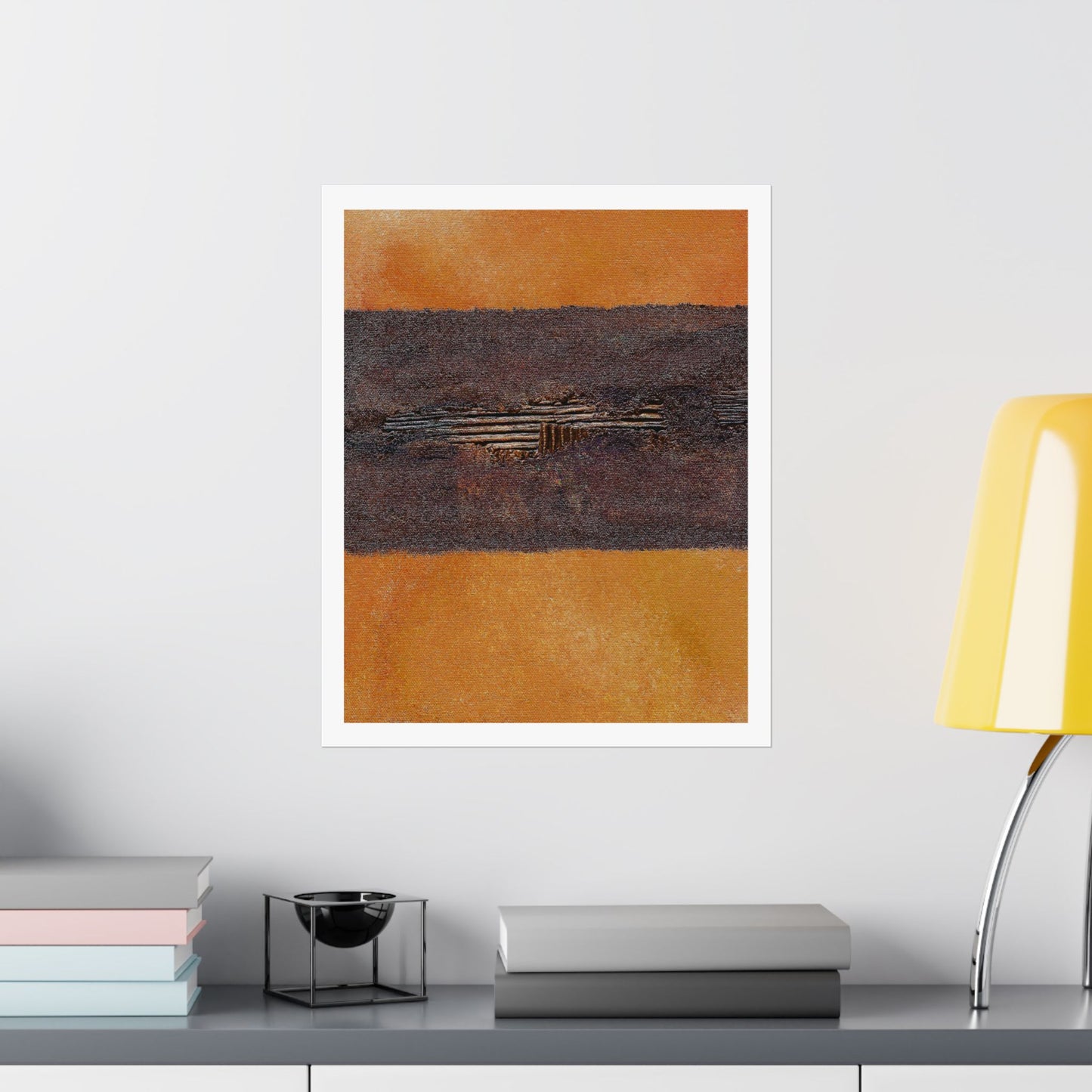 Titled "Horizon" Art Print On Paper In 4 Sizes
