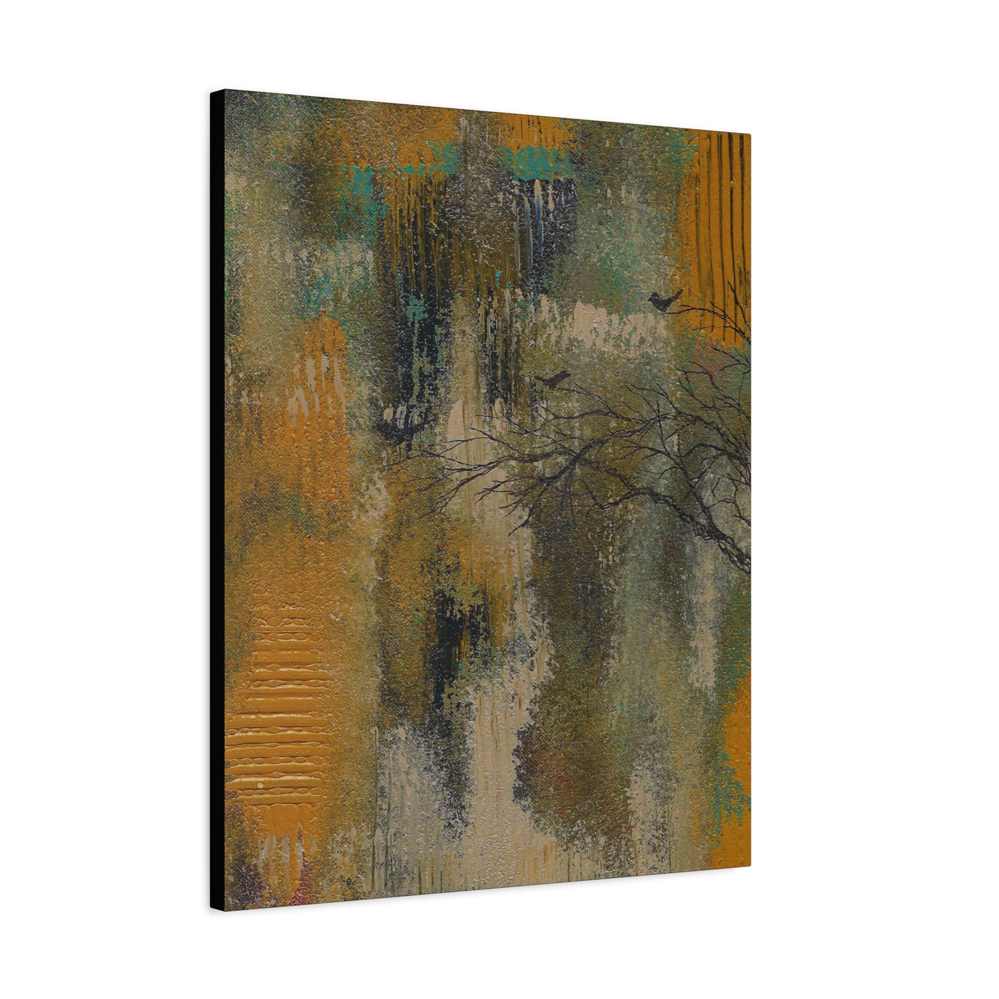 Titled "Sanctuary" Abstract On Canvas