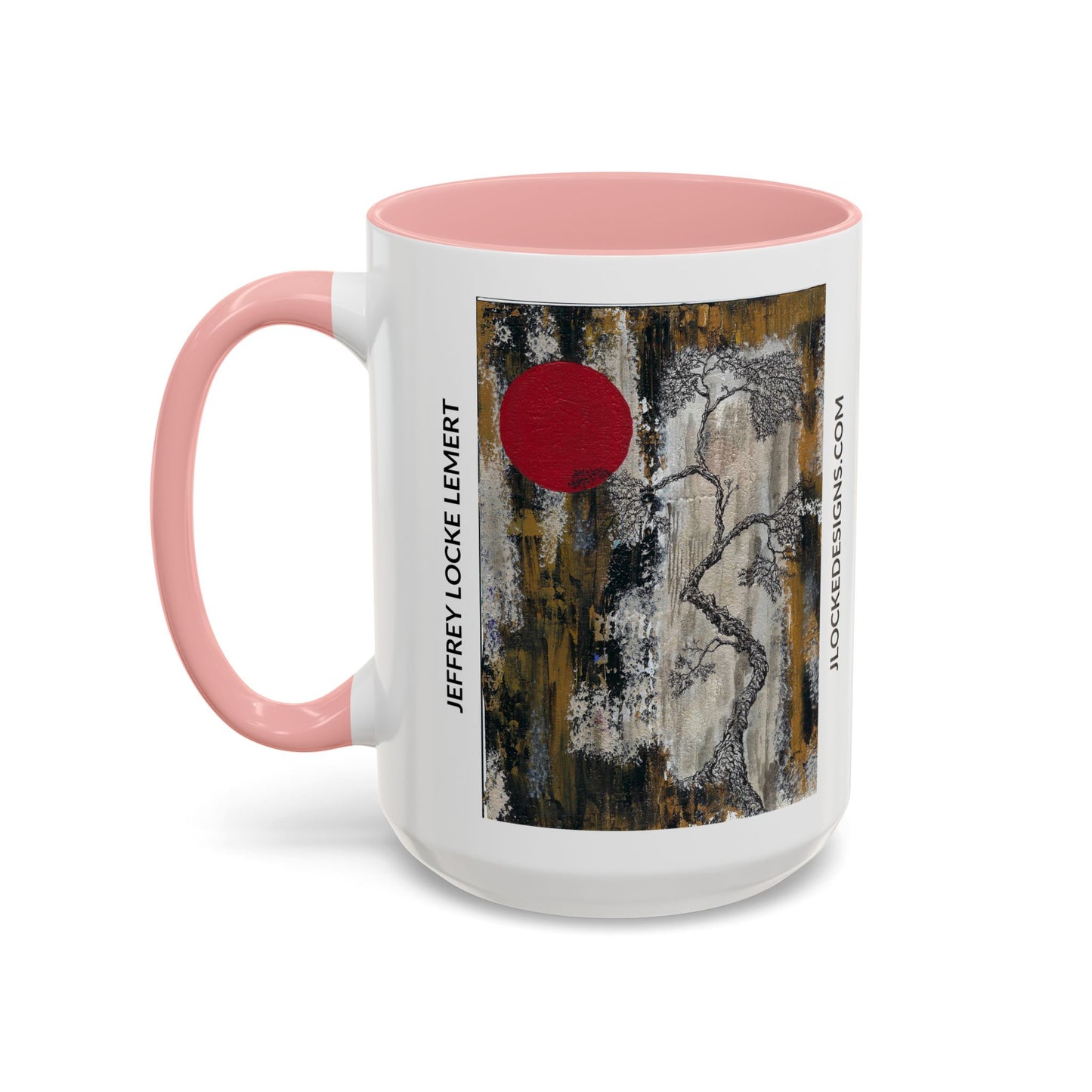 Coffee Mug With Original Art Design When The Red Moon Rises