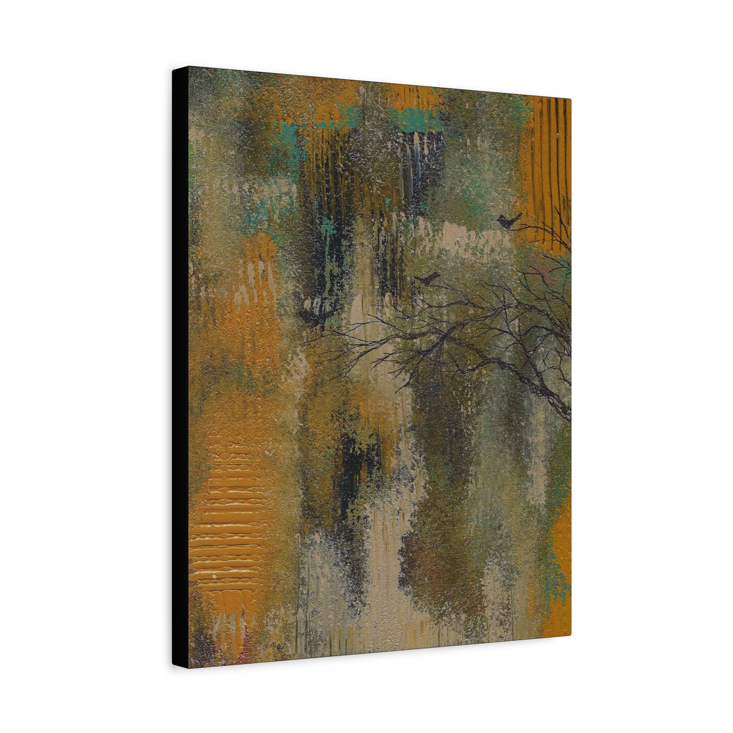 Titled "Sanctuary" Abstract On Canvas