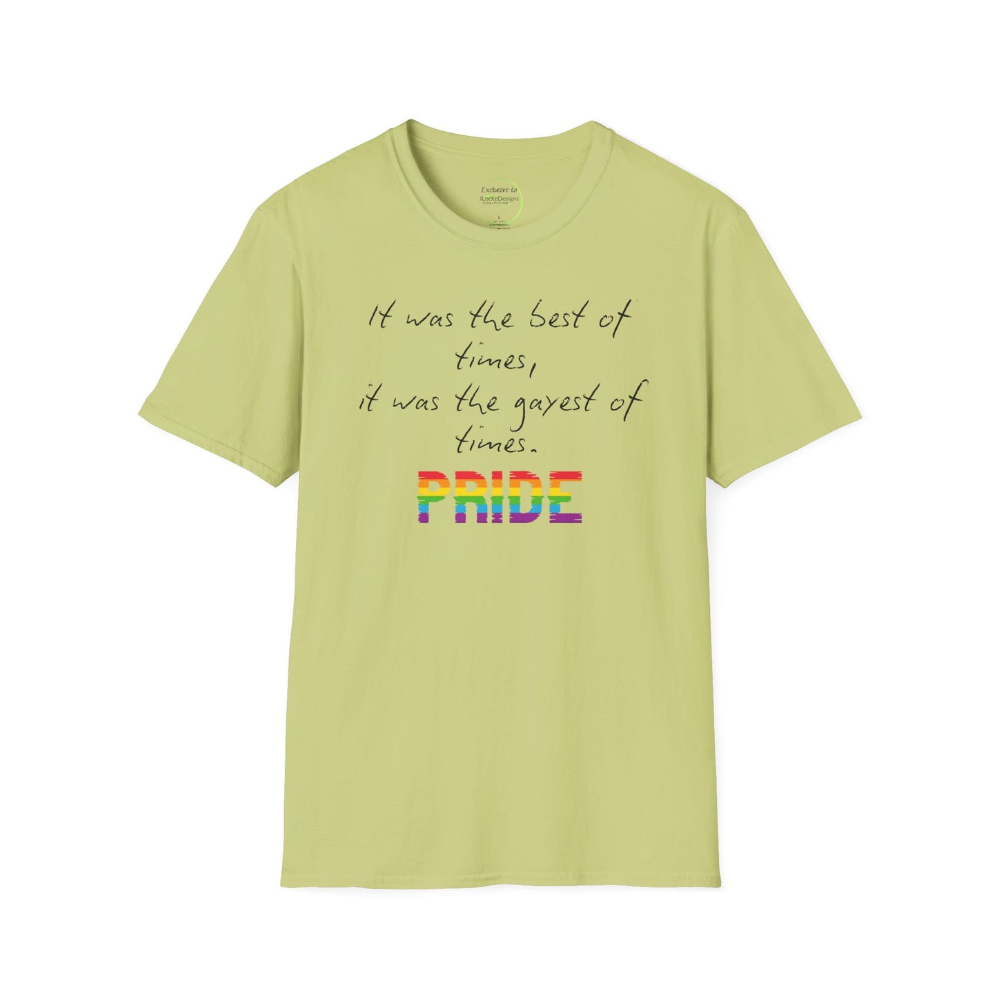 Pride T-Shirt with Quote and Diversity