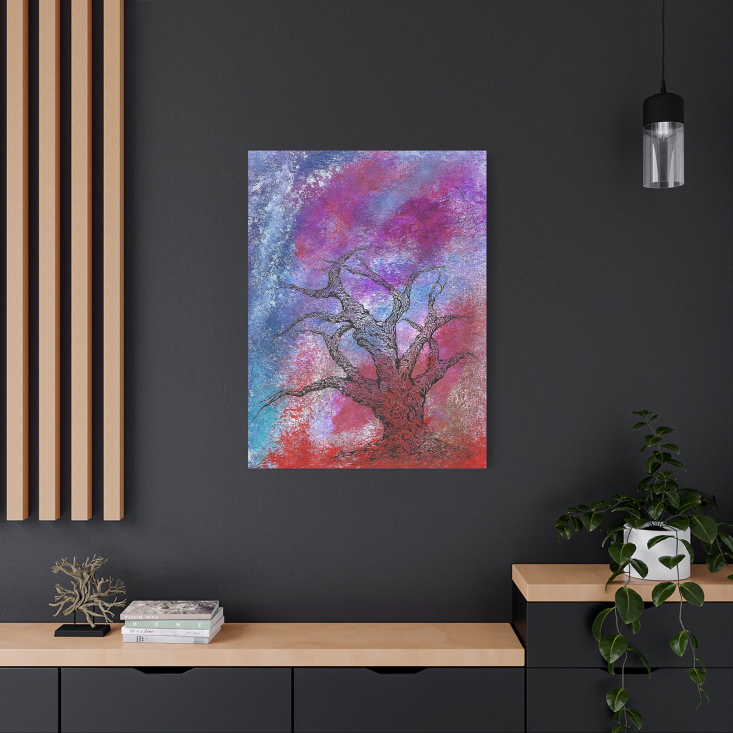 Titled "When Trees Dream" Abstract On Canvas