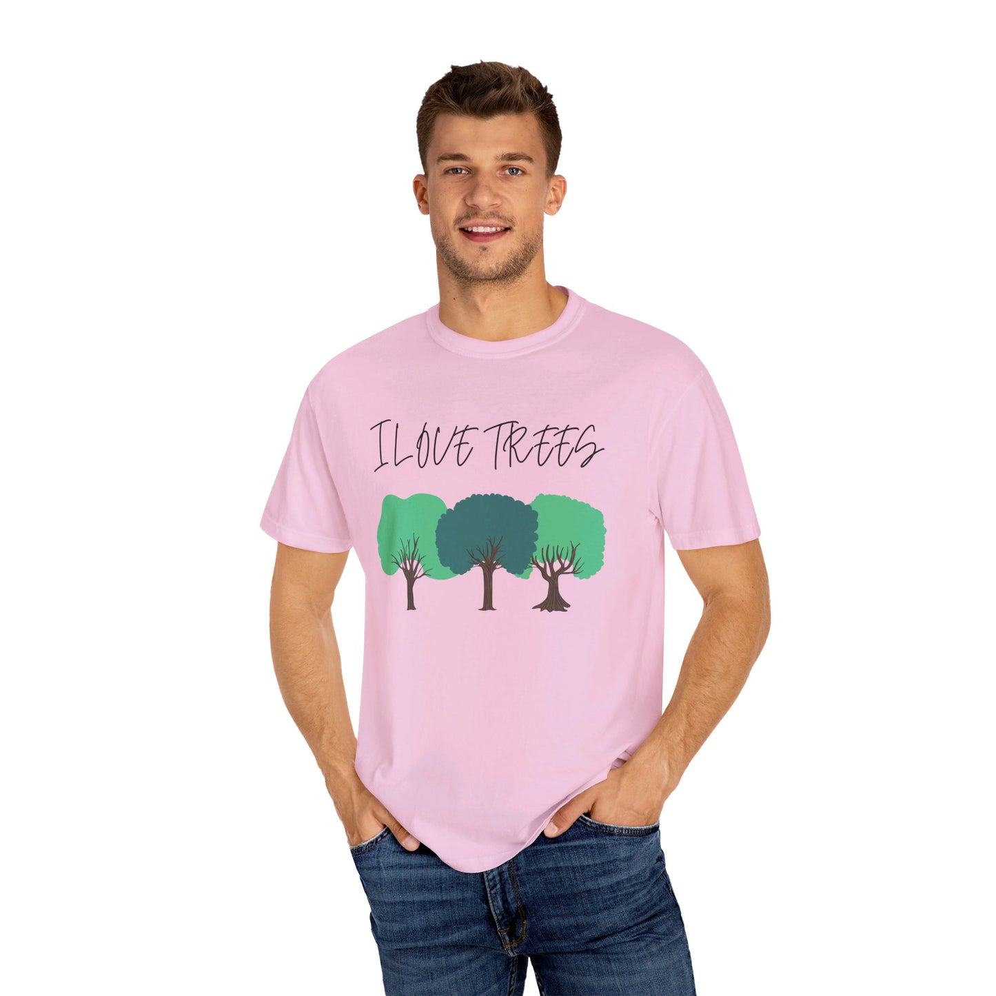 Unisex T-Shirt - I Love Trees Quote, Save the Planet, Earth Day, Environment Clothing