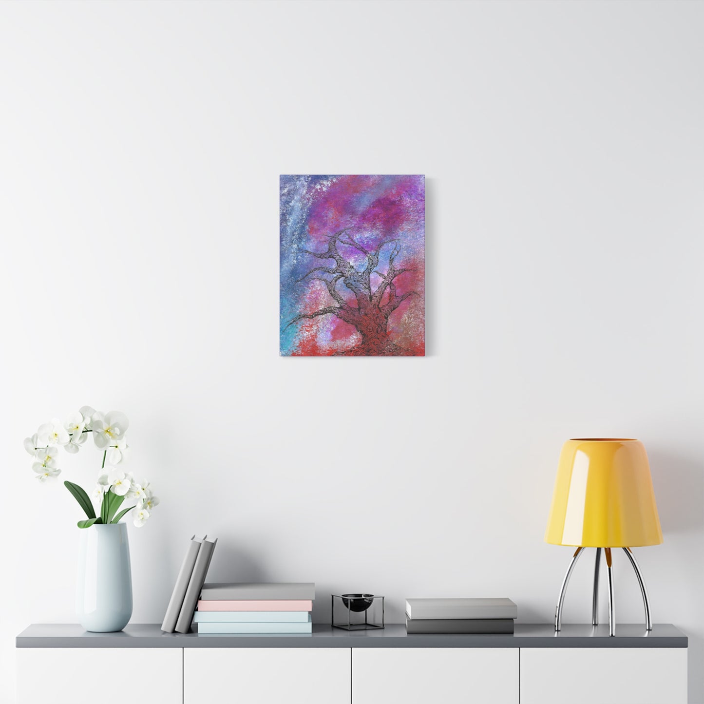 Titled "When Trees Dream" Abstract On Canvas