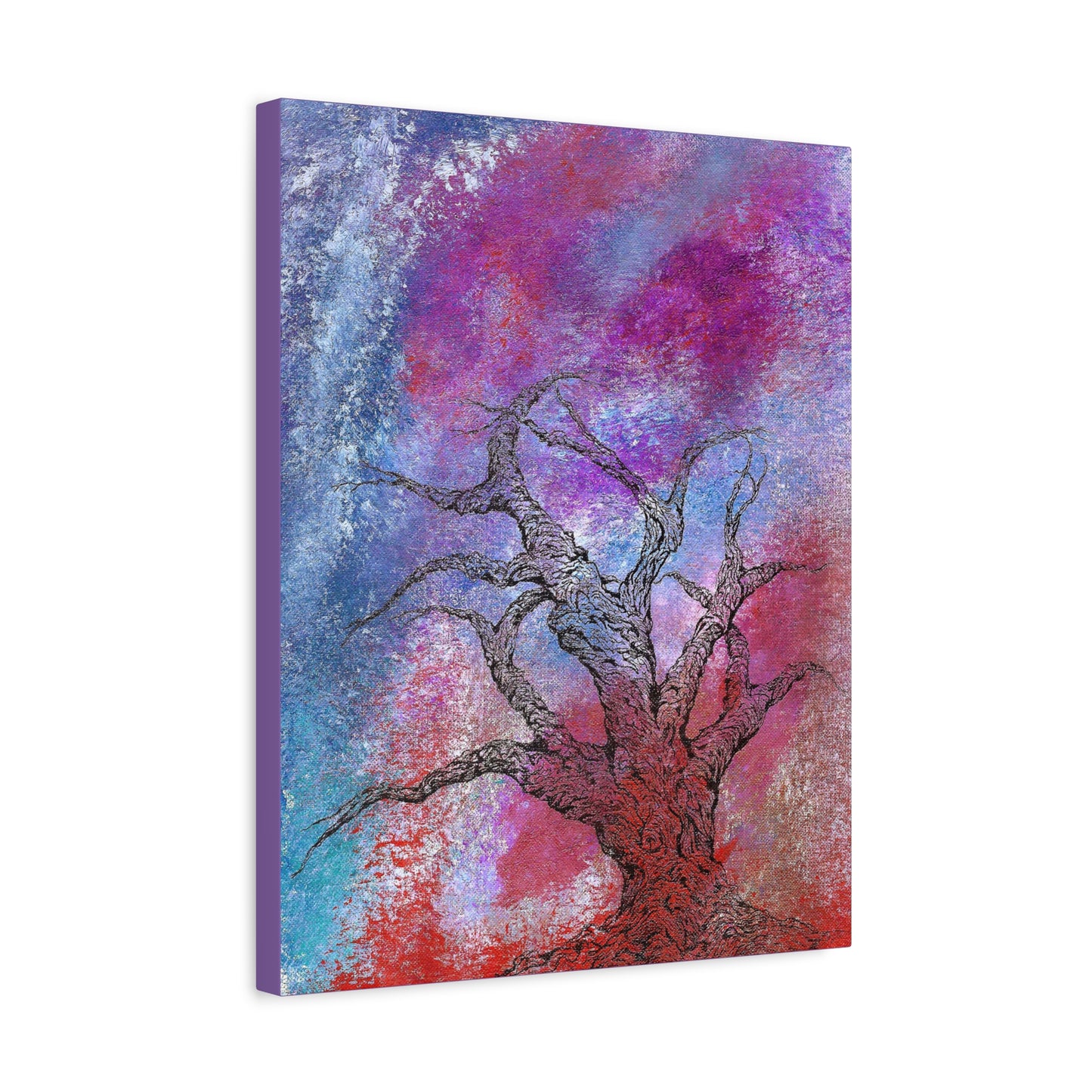 Titled "When Trees Dream" Abstract On Canvas