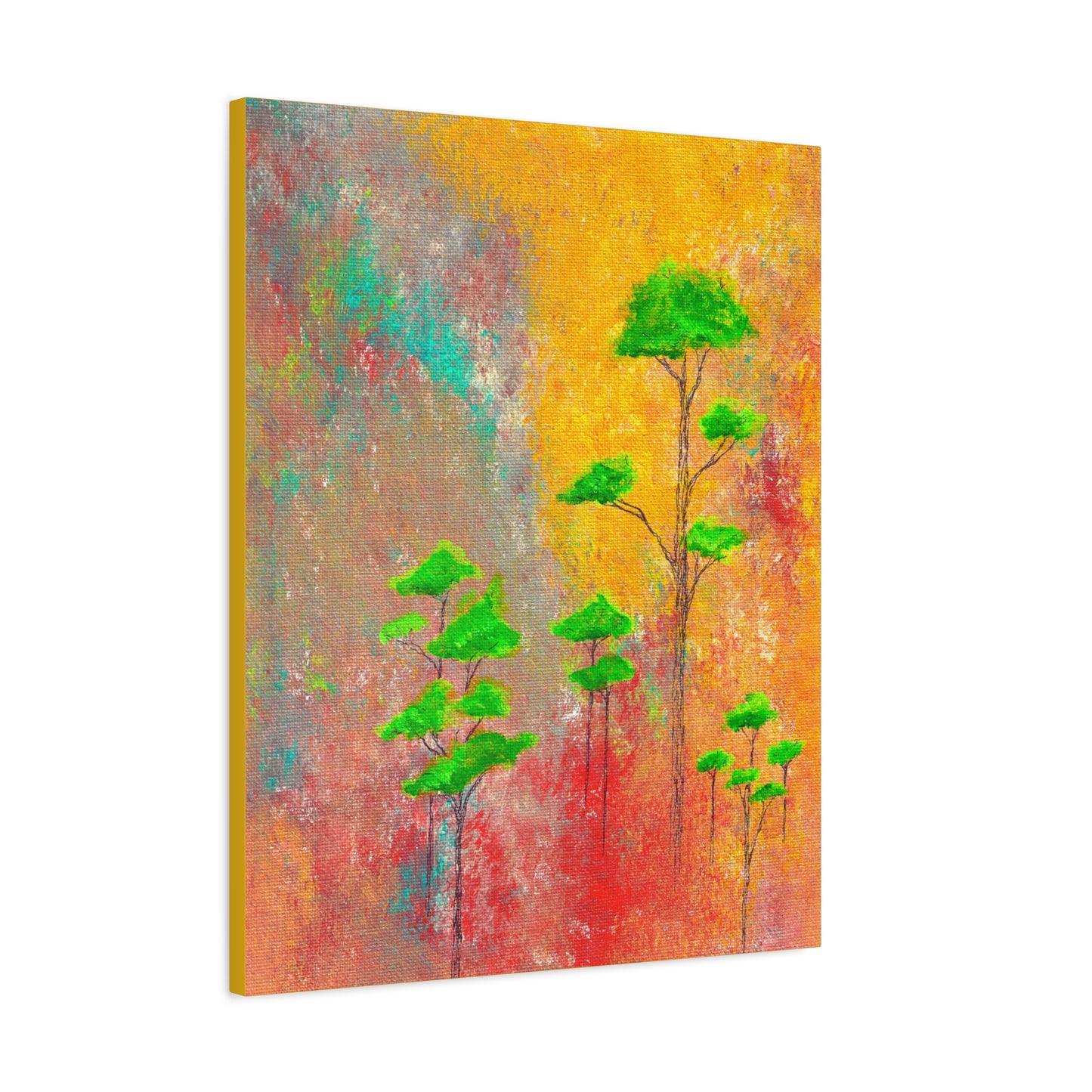 Titled "Afrika" Abstract On Canvas