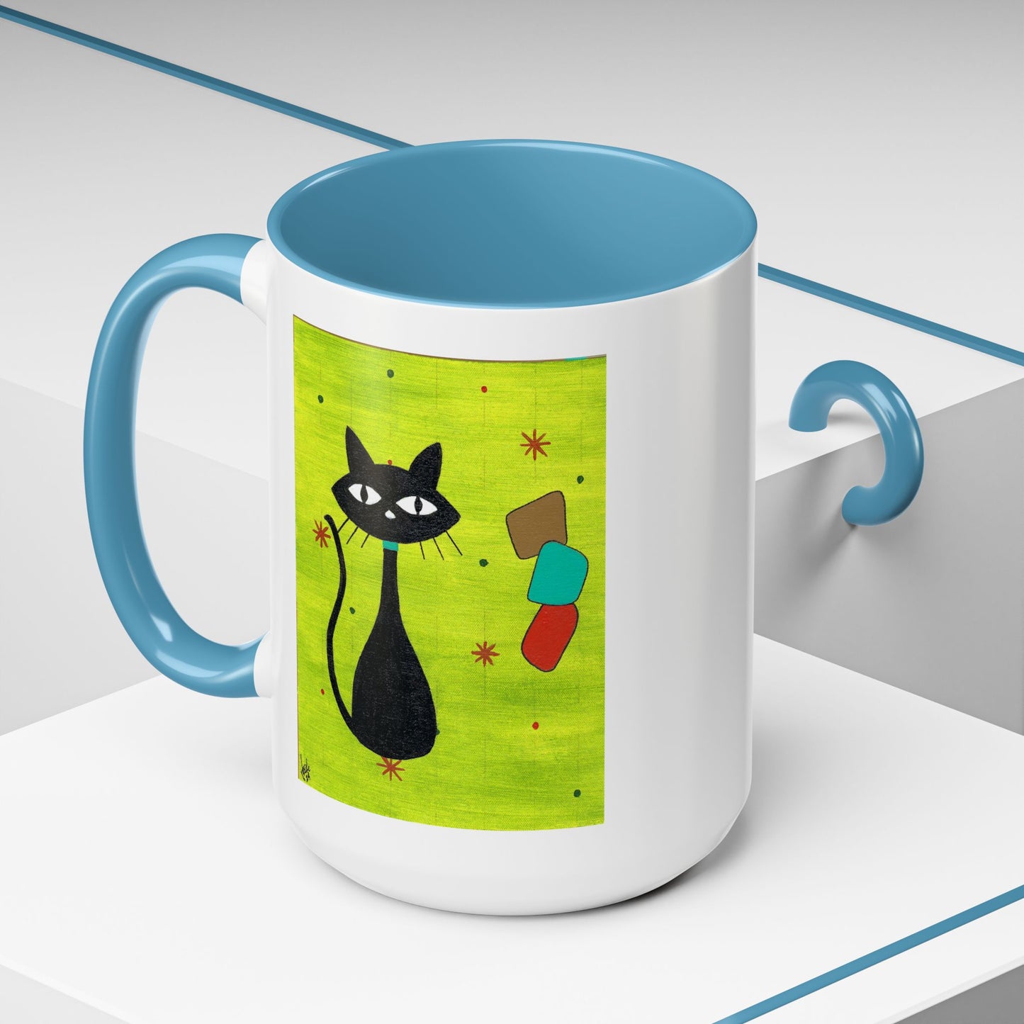 Mug - Play Time Fun Retro Artwork Coffee Mug (11, 15oz)