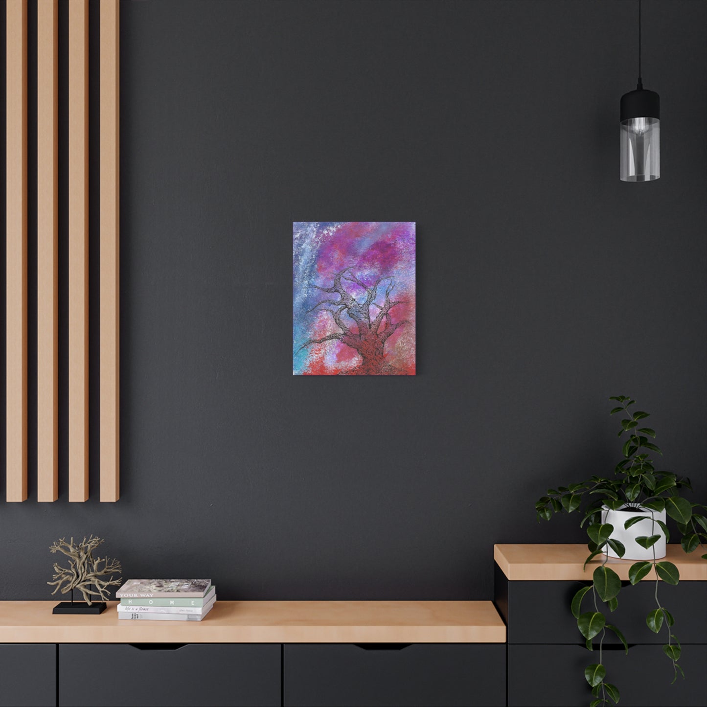 Titled "When Trees Dream" Abstract On Canvas