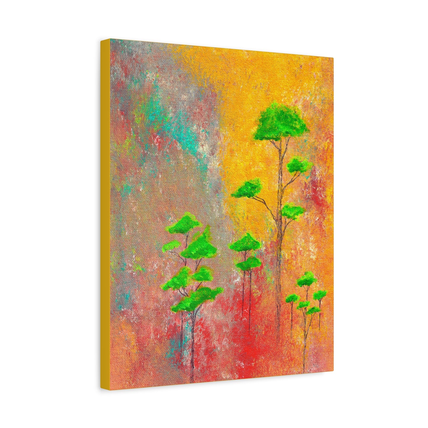 Titled "Afrika" Abstract On Canvas