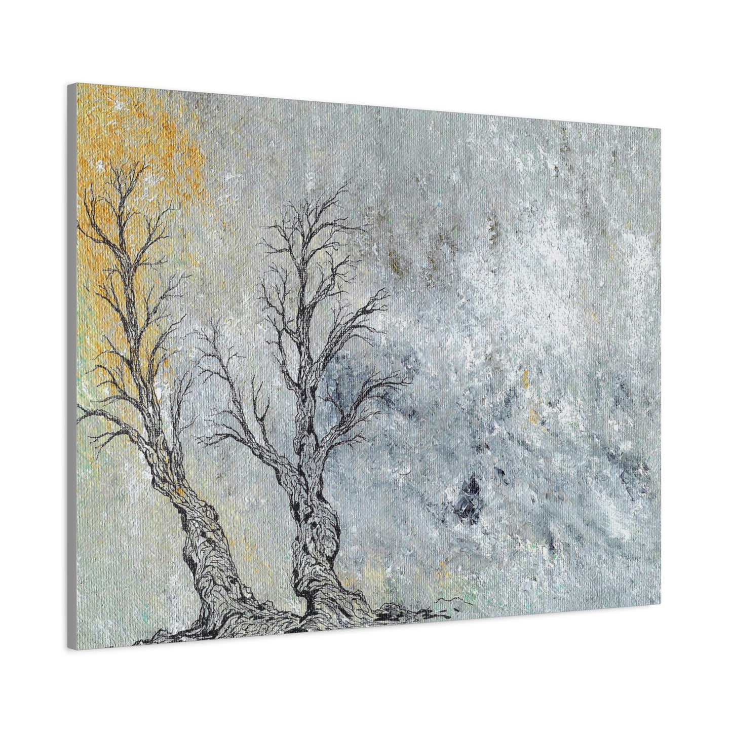 Titled "Trees In The Forest Of Life" Abstract On Canvas