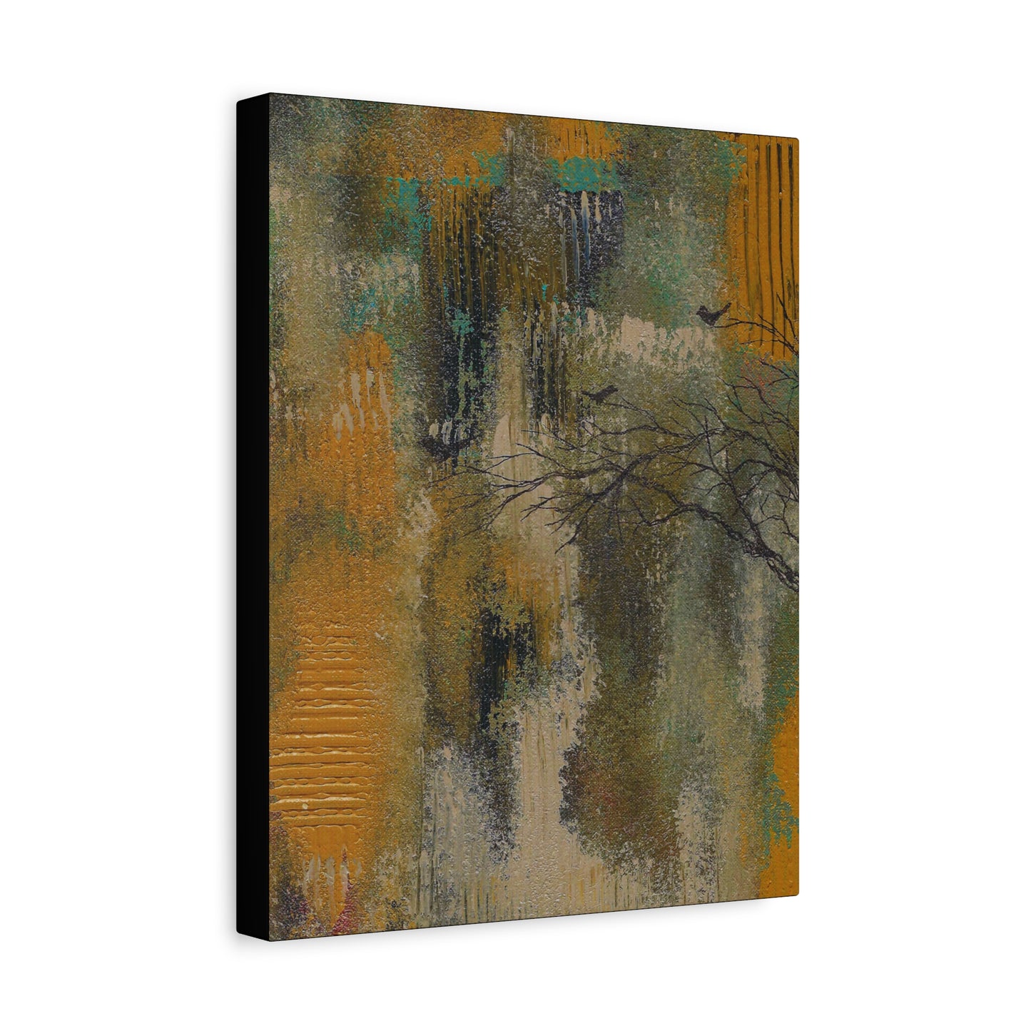 Titled "Sanctuary" Abstract On Canvas