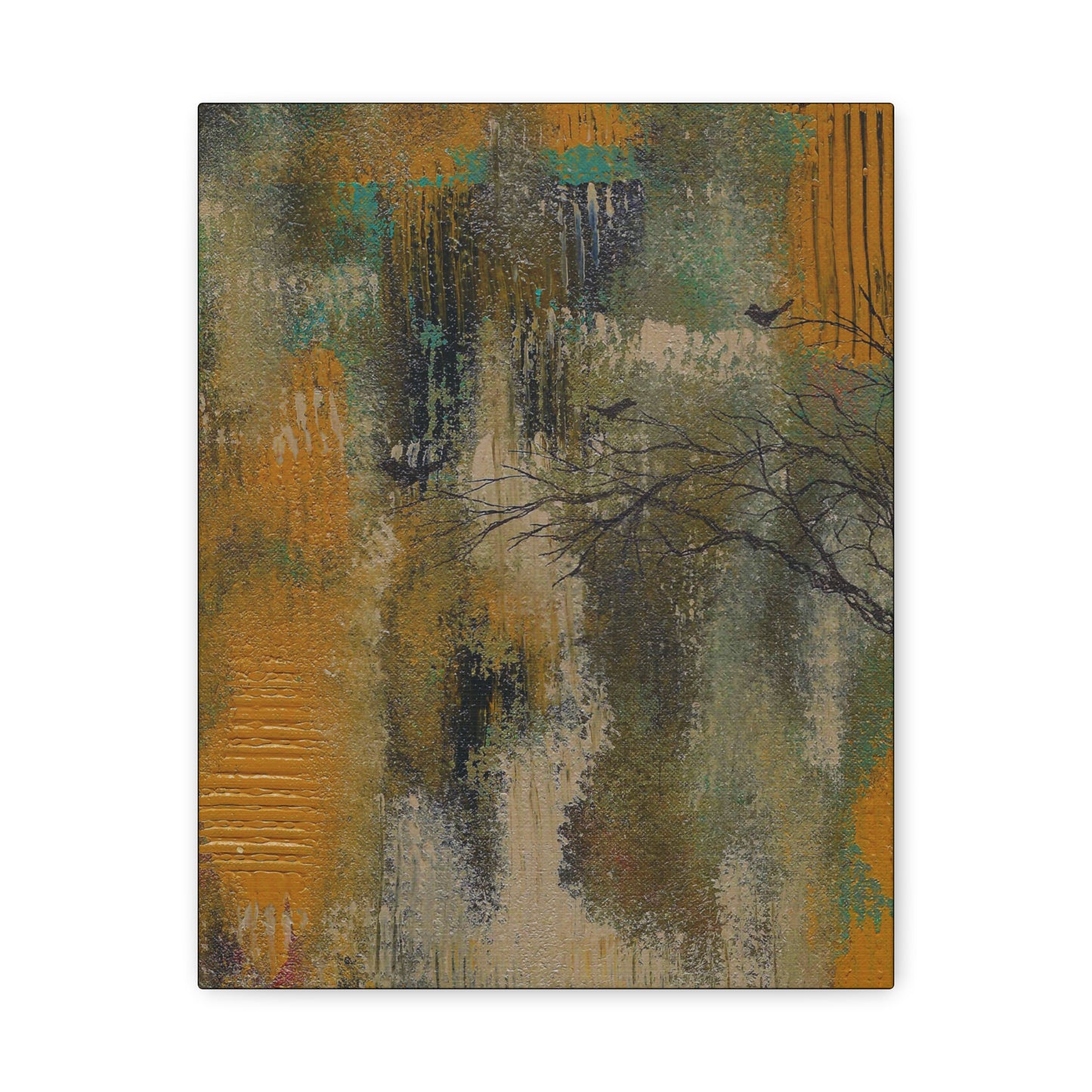 Titled "Sanctuary" Abstract On Canvas