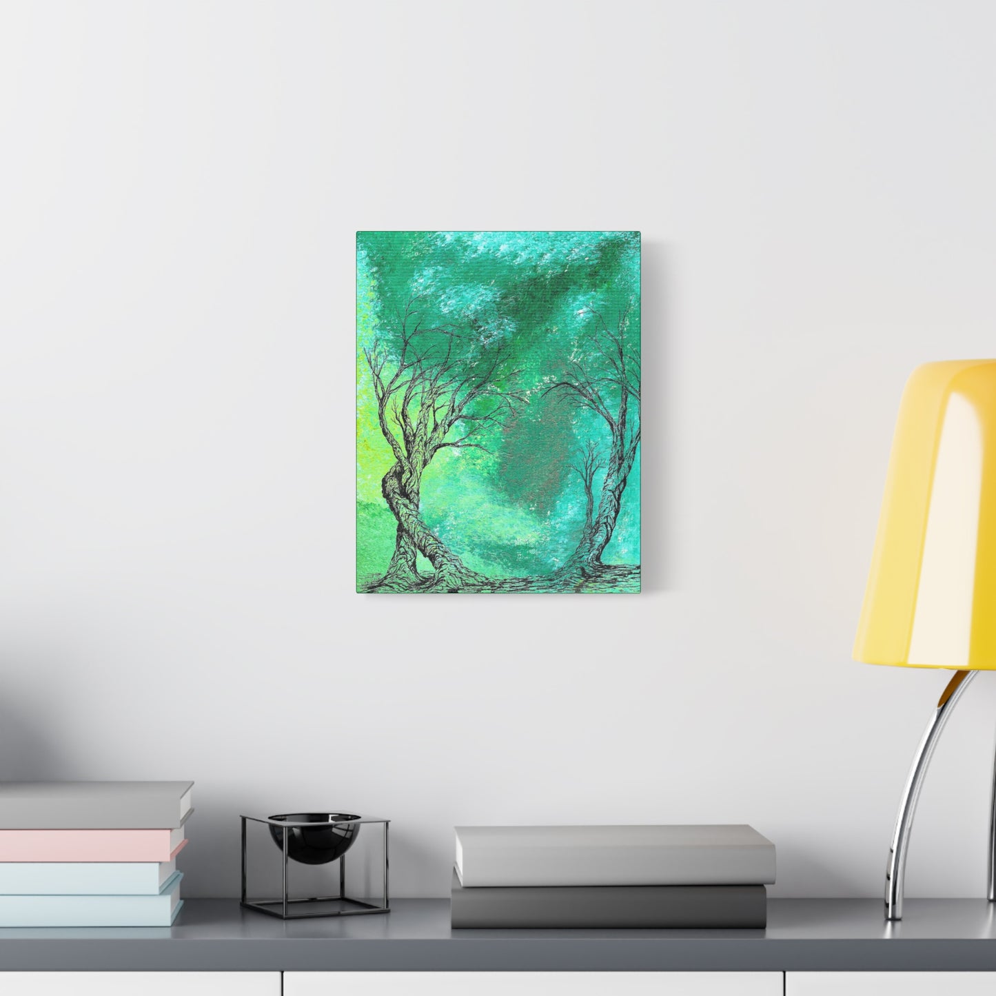 Titled "The Portal" Abstract On Canvas