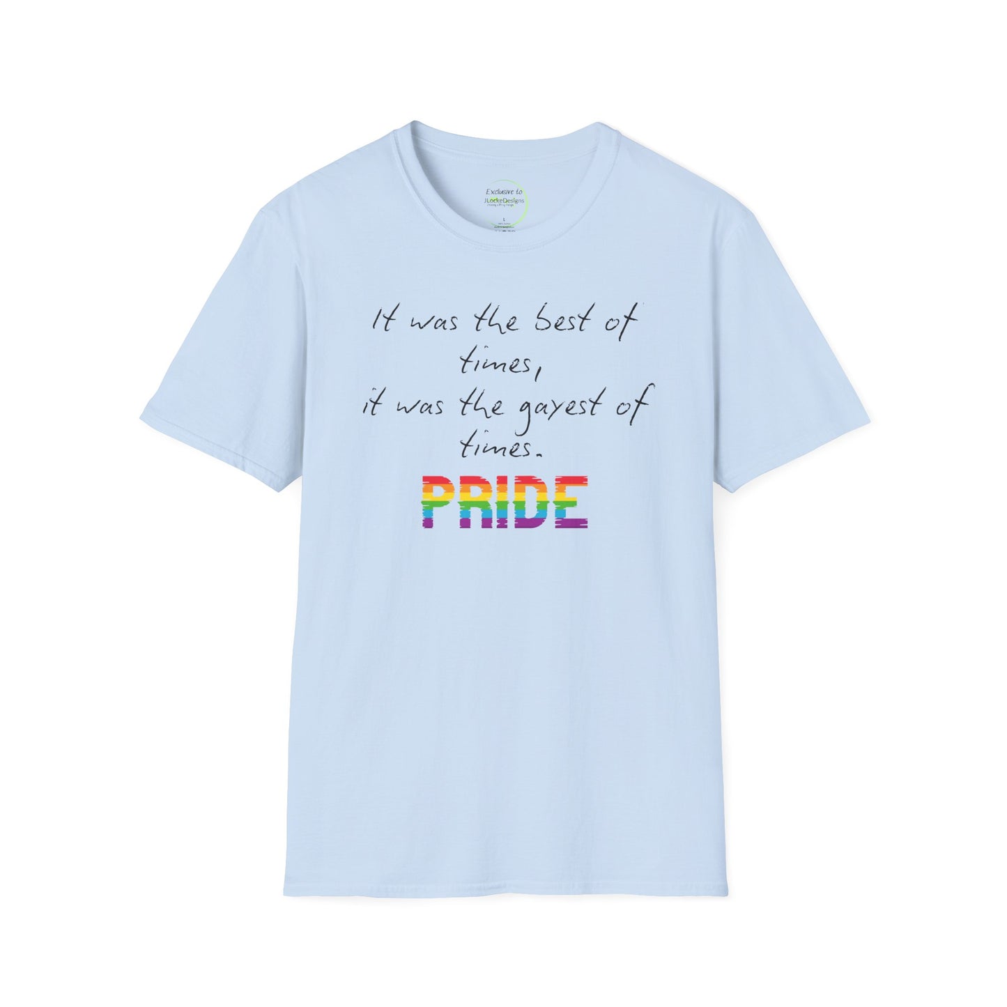 Pride T-Shirt with Quote and Diversity