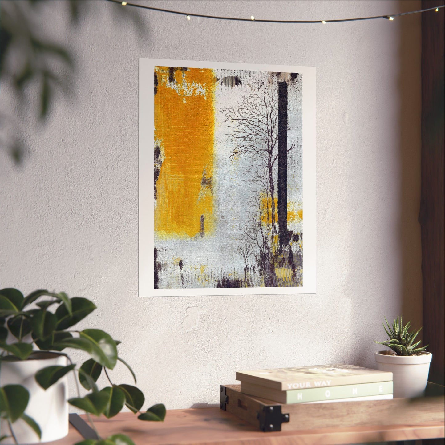 Titled "When The Suns Rises" Art Print On Paper In 4 Sizes