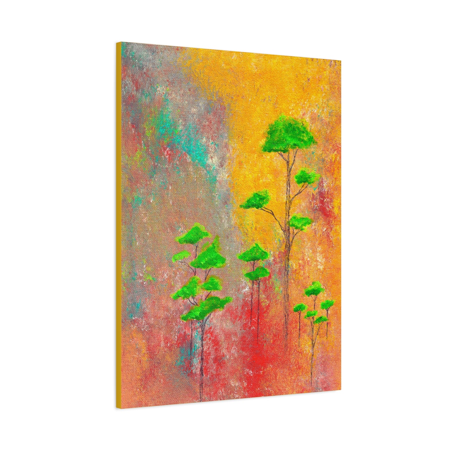 Titled "Afrika" Abstract On Canvas