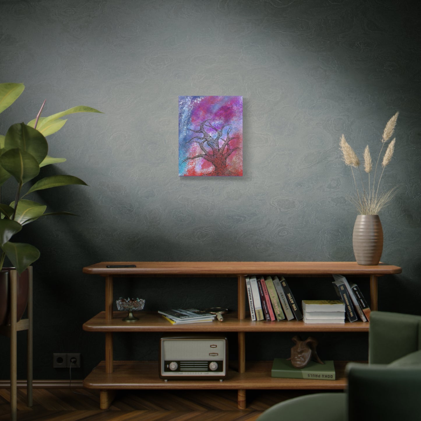 Titled "When Trees Dream" Abstract On Canvas