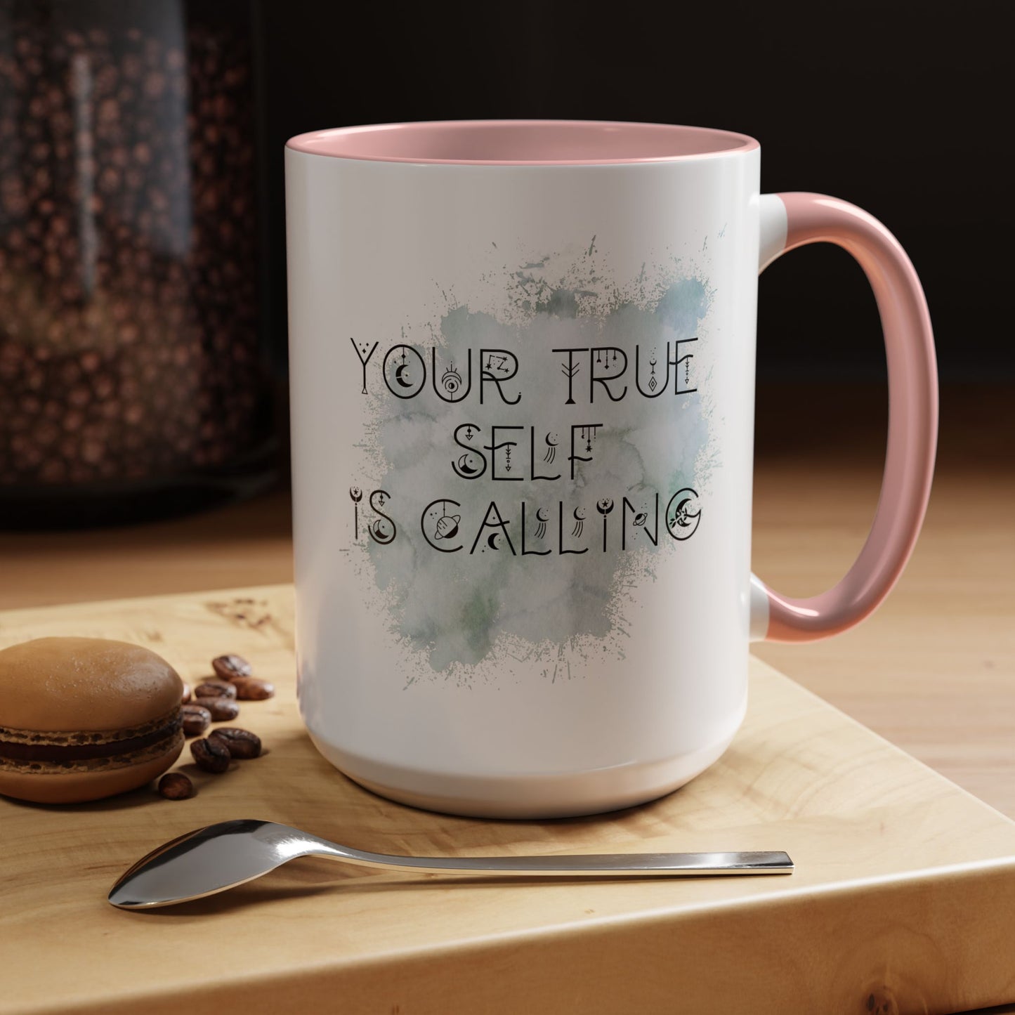 Mug with Inspirational Message - Your True Self Is Calling