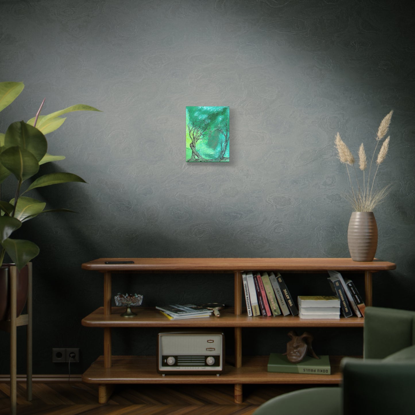 Titled "The Portal" Abstract On Canvas