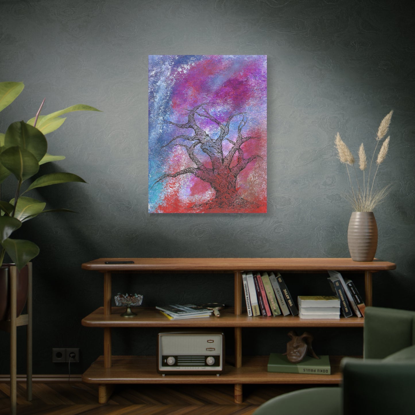 Titled "When Trees Dream" Abstract On Canvas