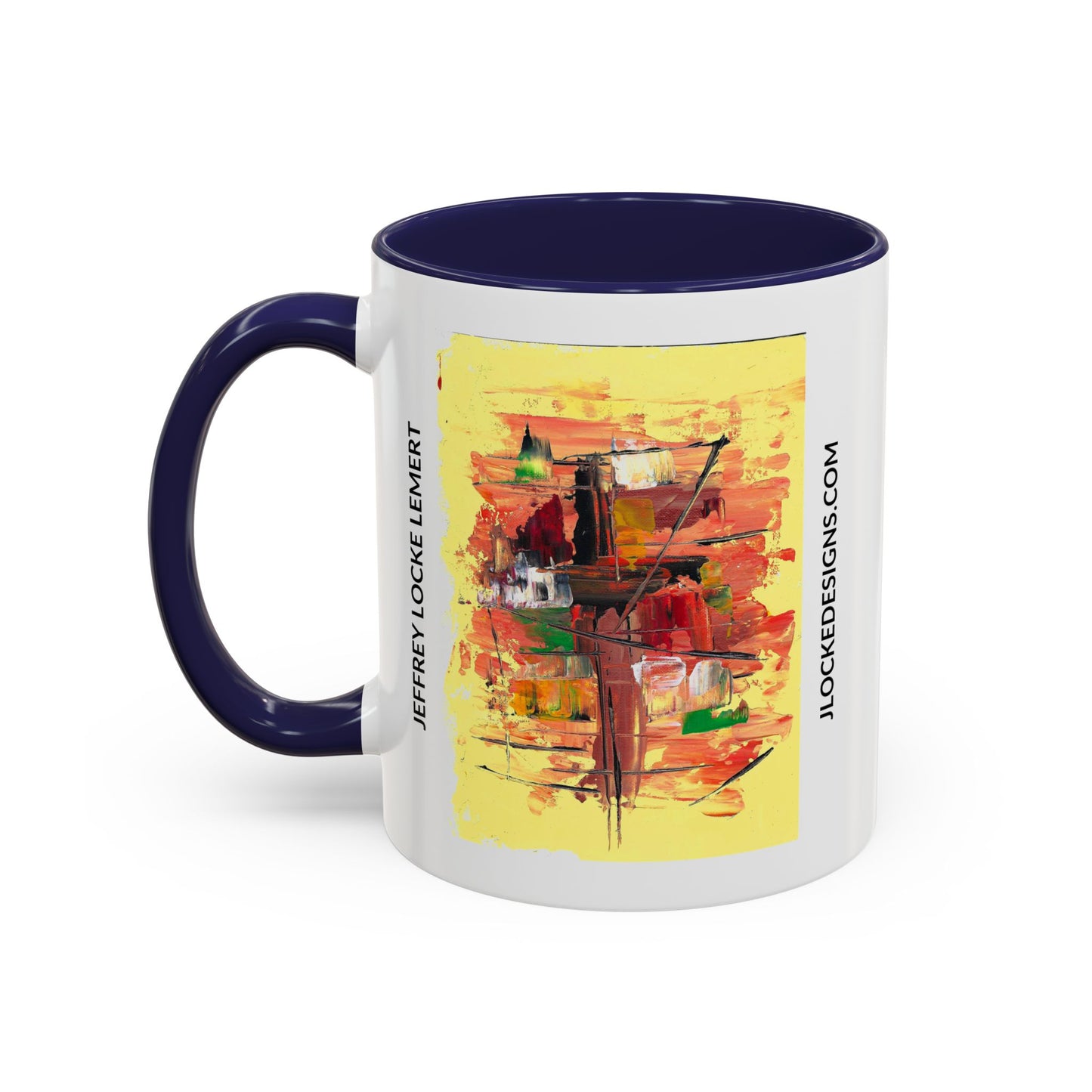 Coffee Mug With Original Art Design In The Harbor