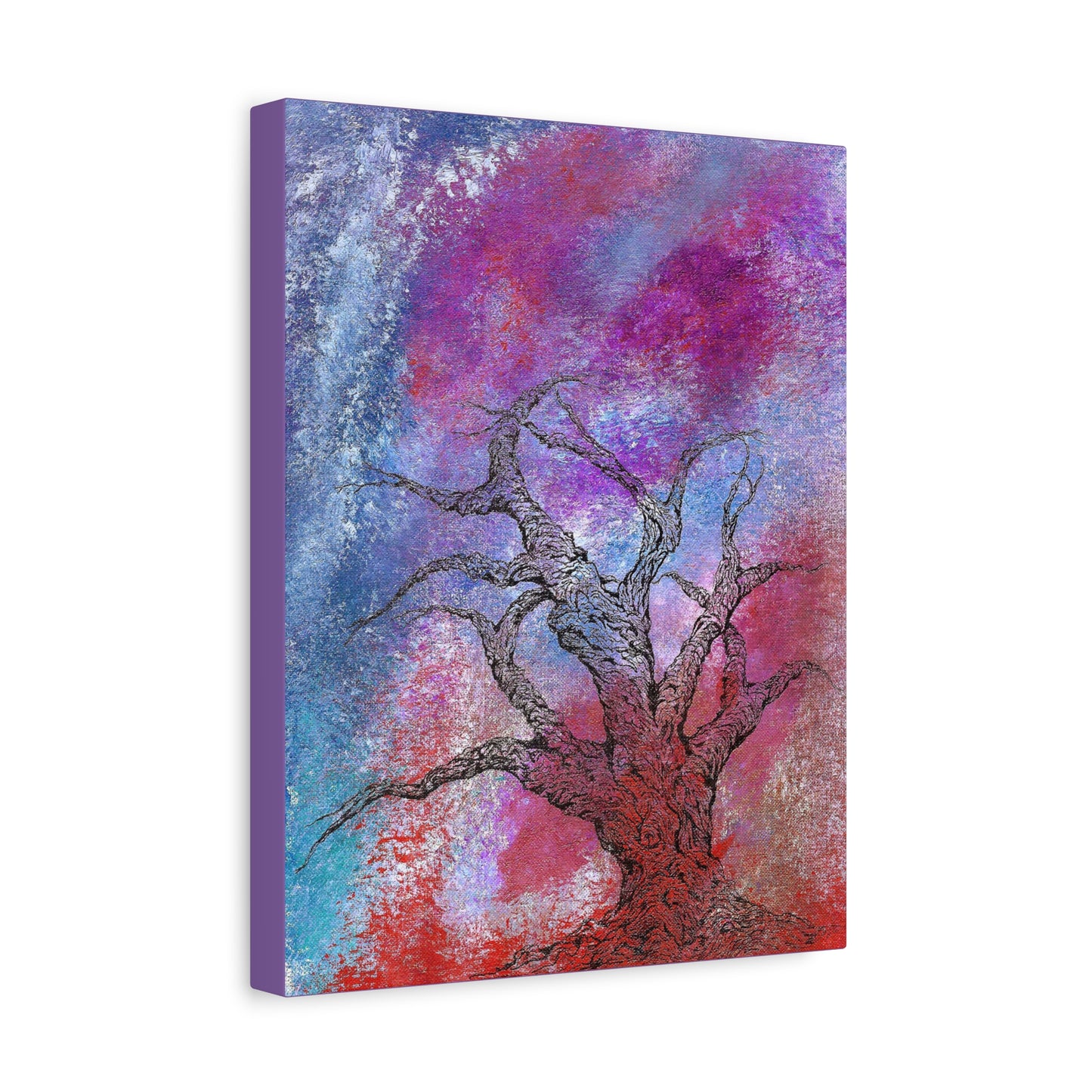 Titled "When Trees Dream" Abstract On Canvas