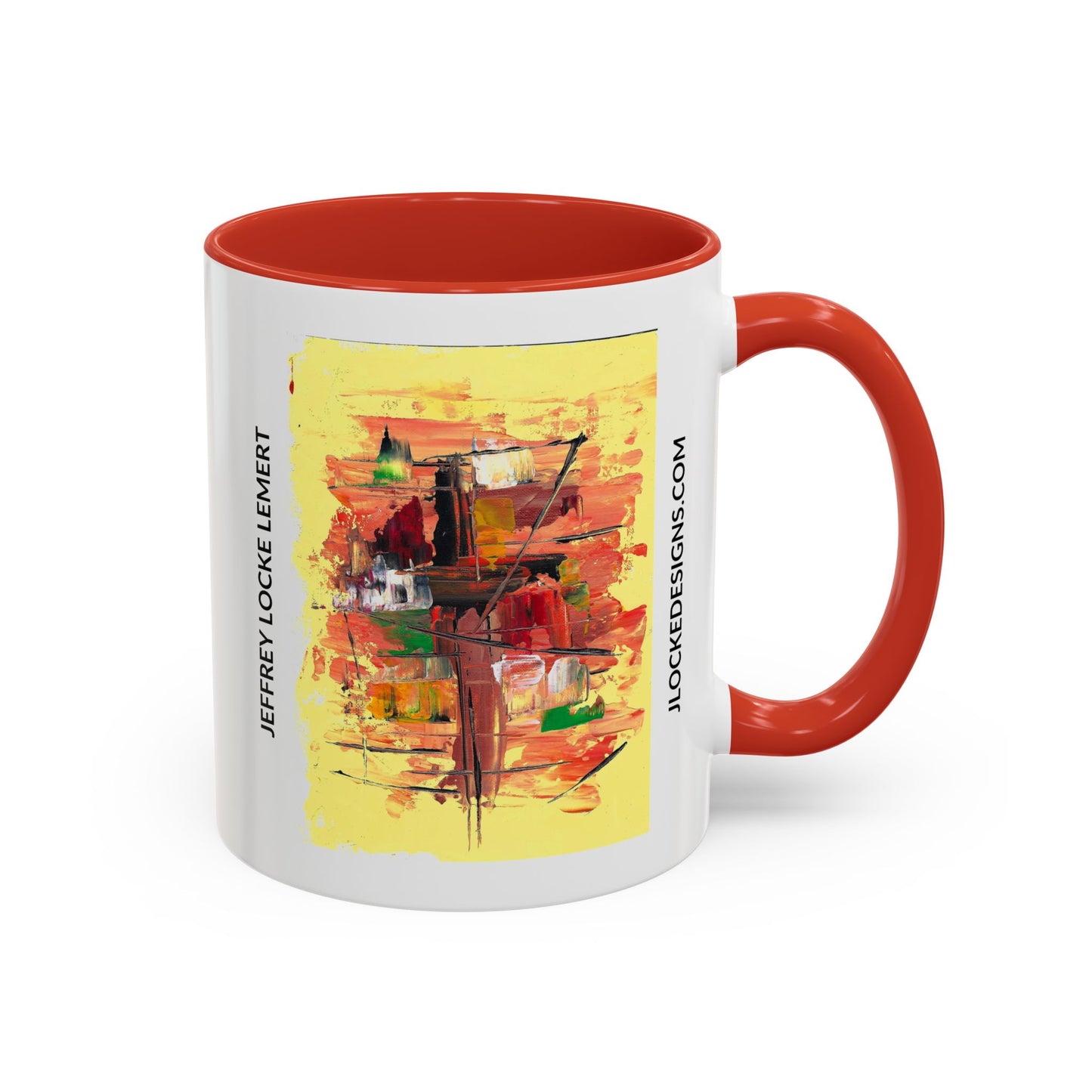 Coffee Mug With Original Art Design In The Harbor