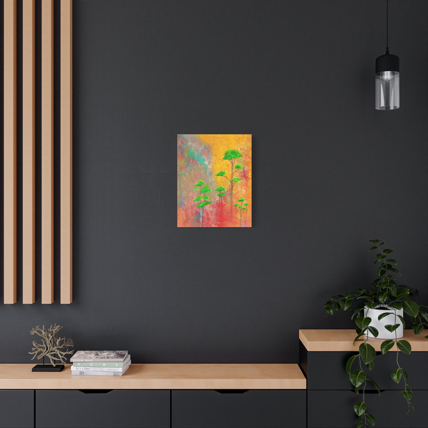 Titled "Afrika" Abstract On Canvas