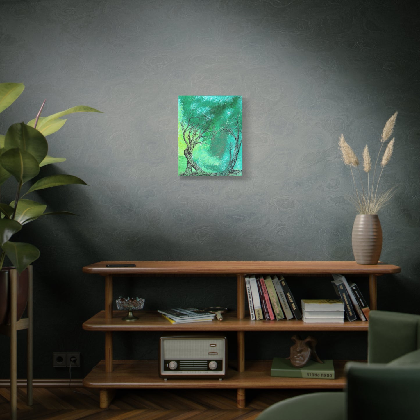 Titled "The Portal" Abstract On Canvas