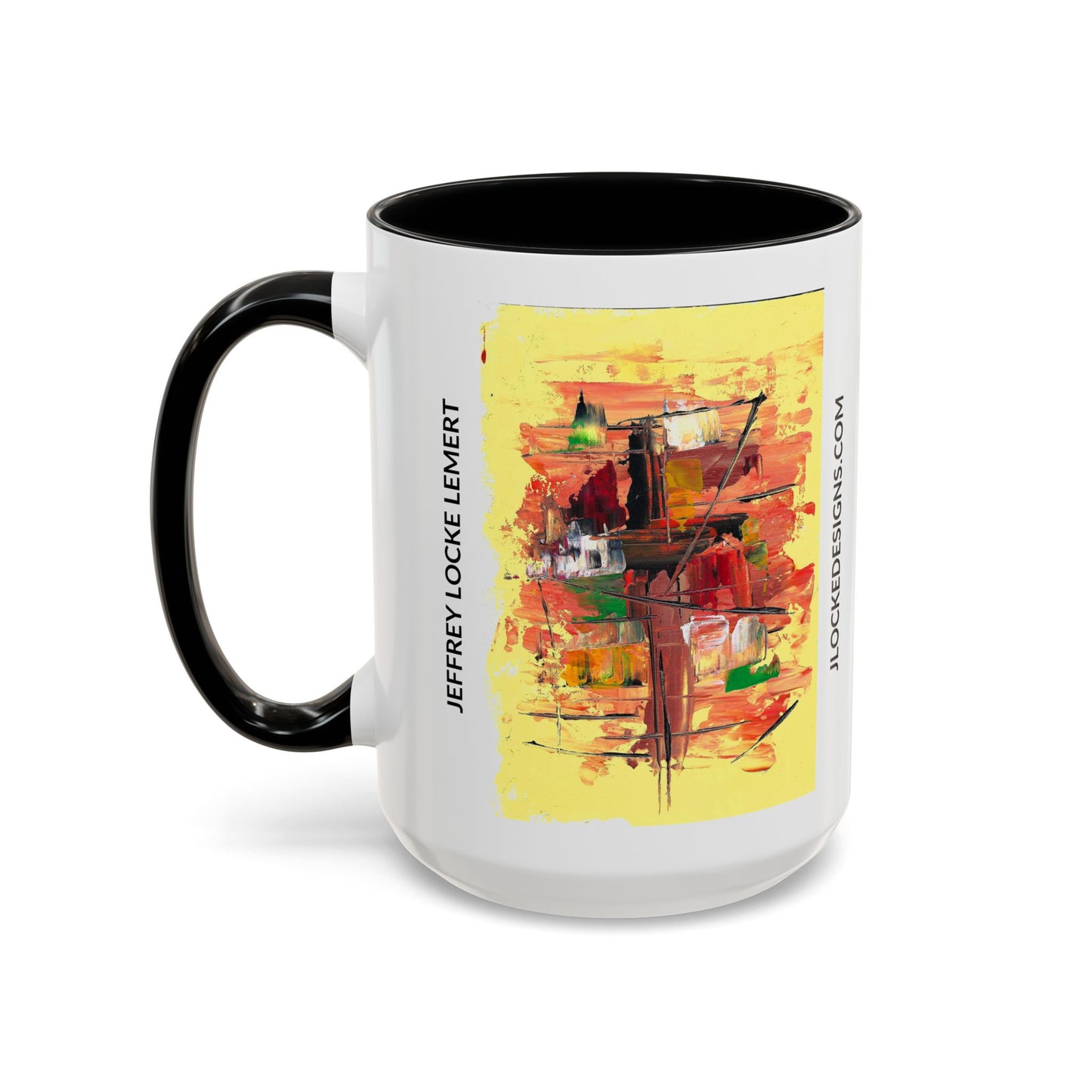 Coffee Mug With Original Art Design In The Harbor