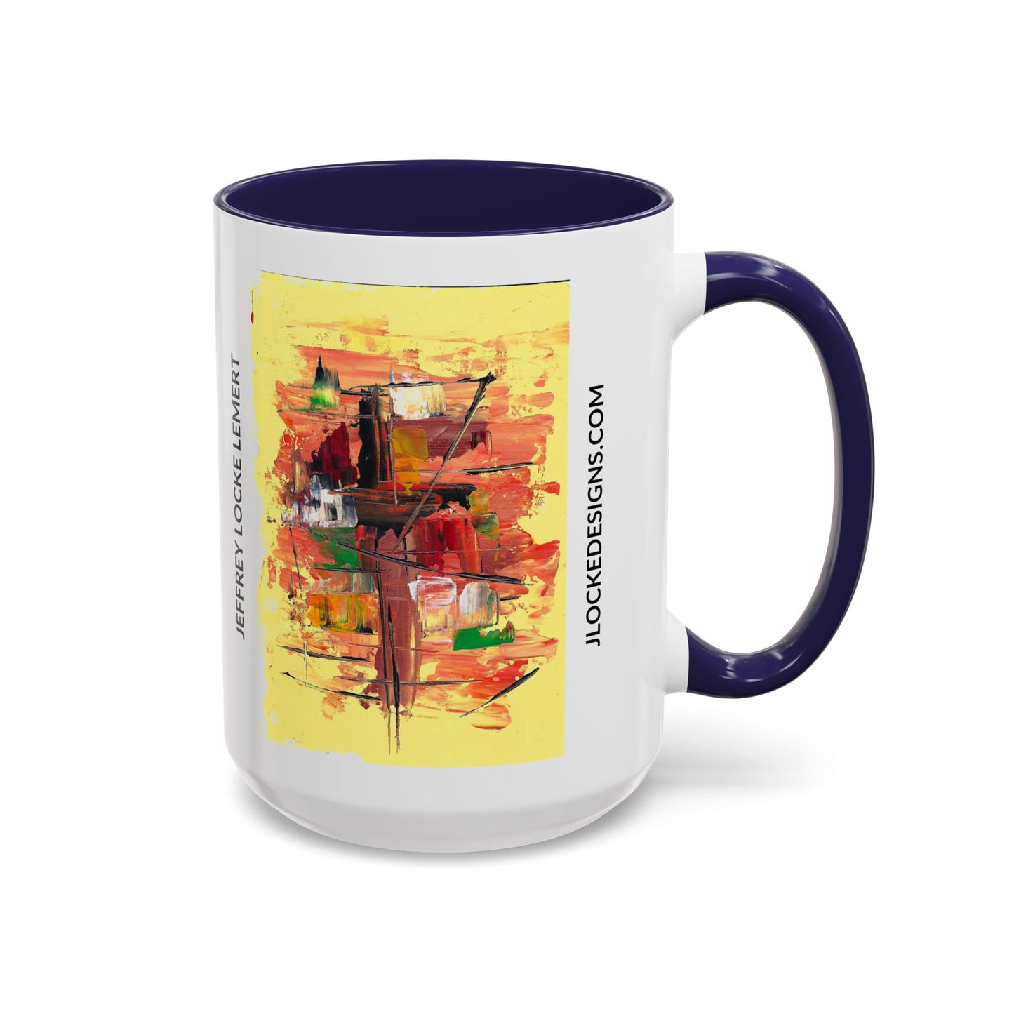 Coffee Mug With Original Art Design In The Harbor